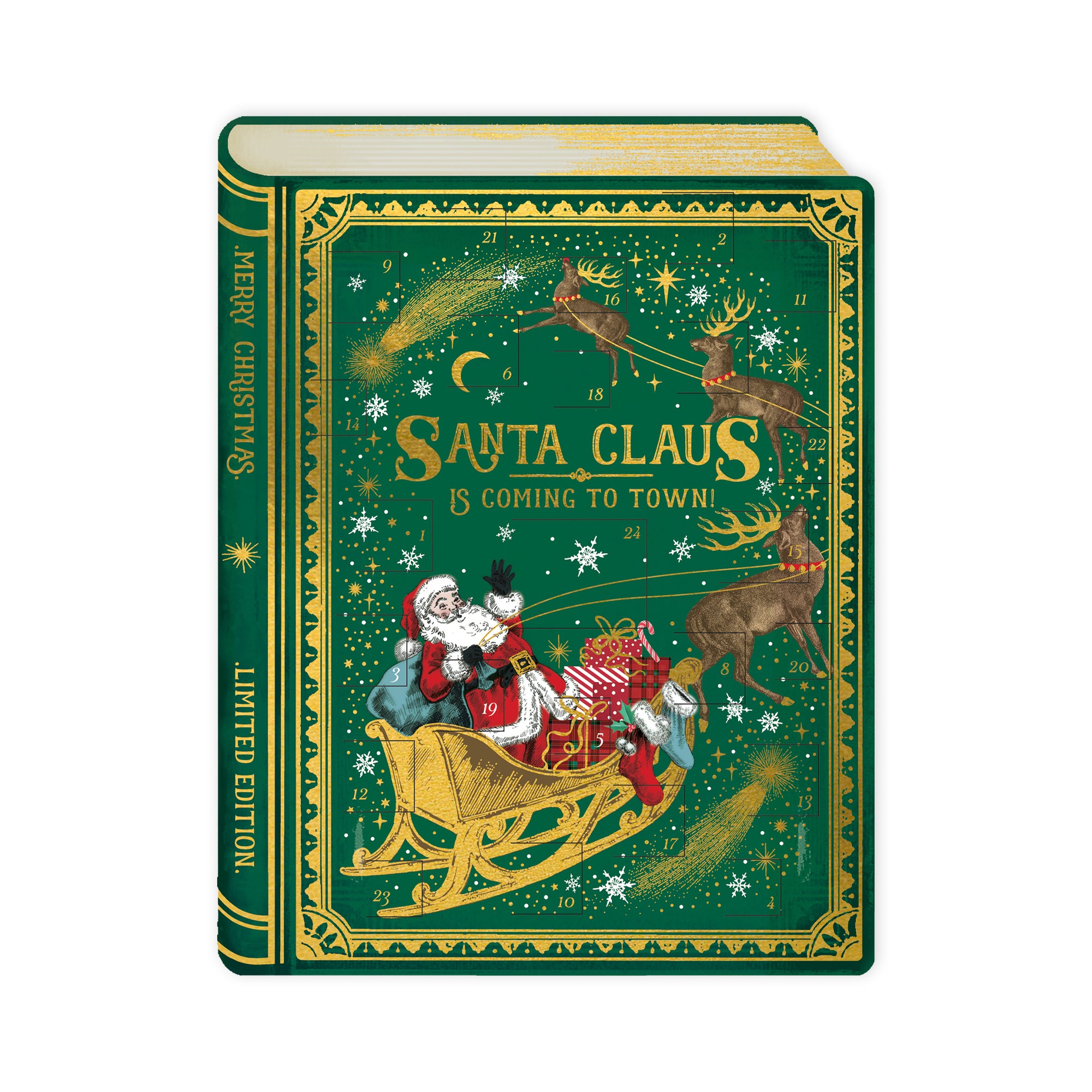 Santa's Sleigh Christmas Advent Calendar
