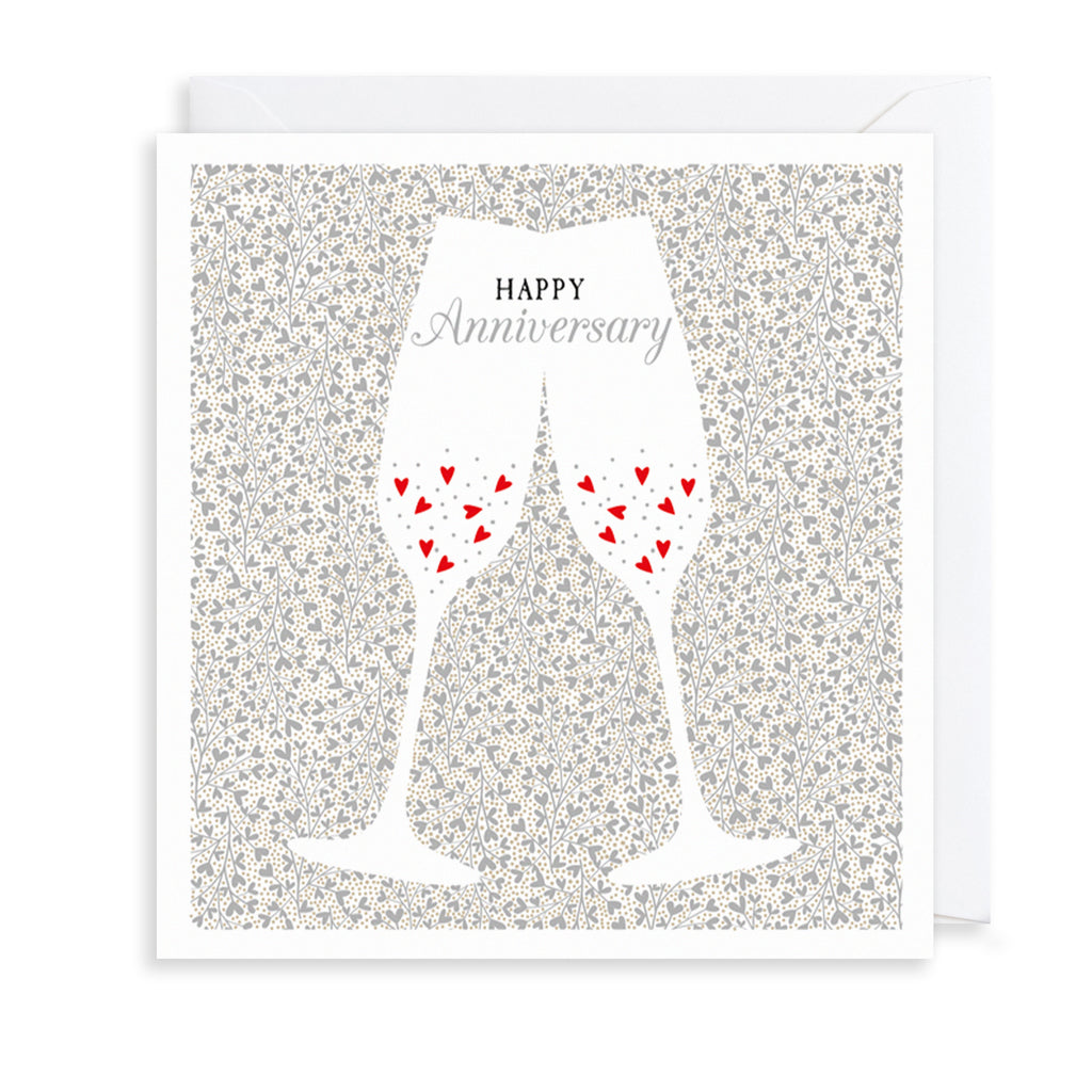 Happy Anniversary Greetings Card The Art File