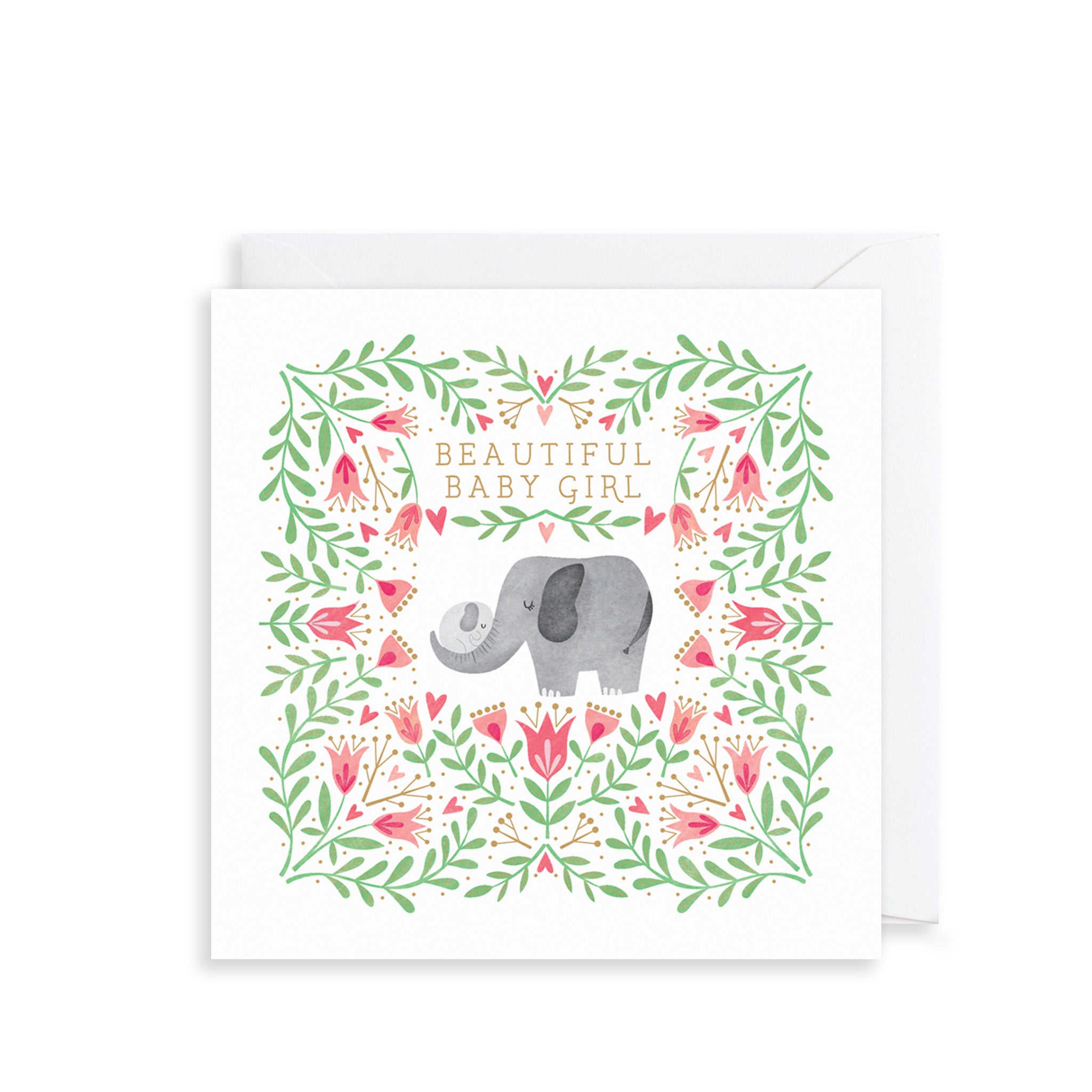 Beautiful Baby Girl Greetings Card The Art File