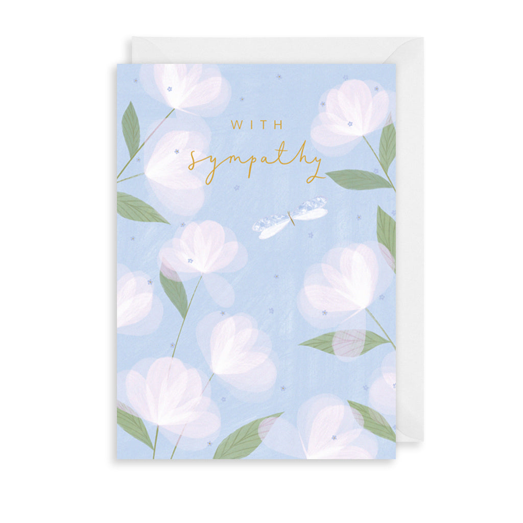 Sympathy Lilies Greetings Card The Art File