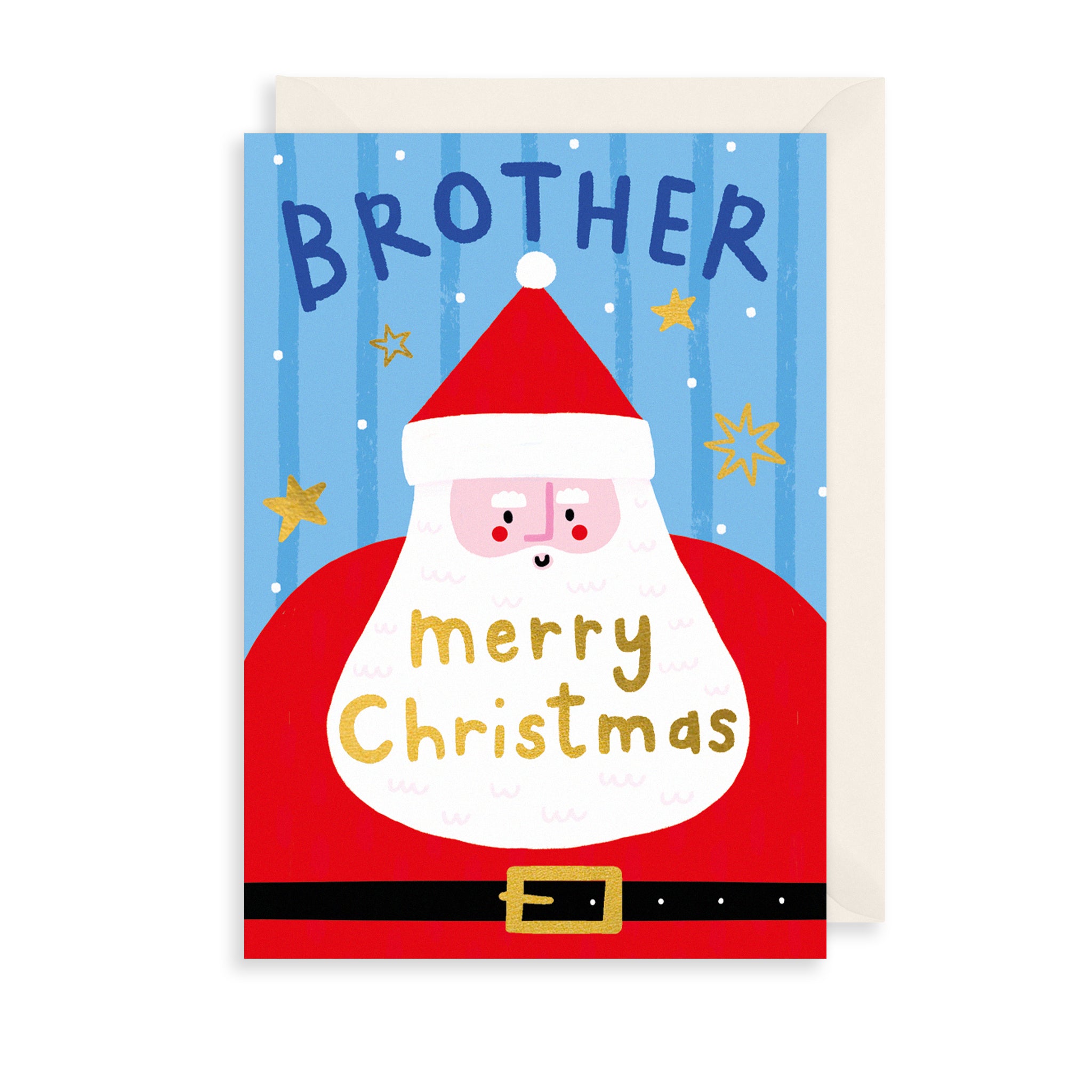 Santa Claus Brother Christmas Card