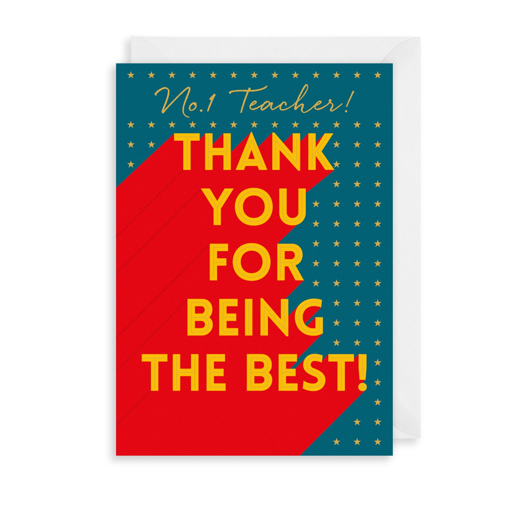 Number One Teacher Greetings Card The Art File