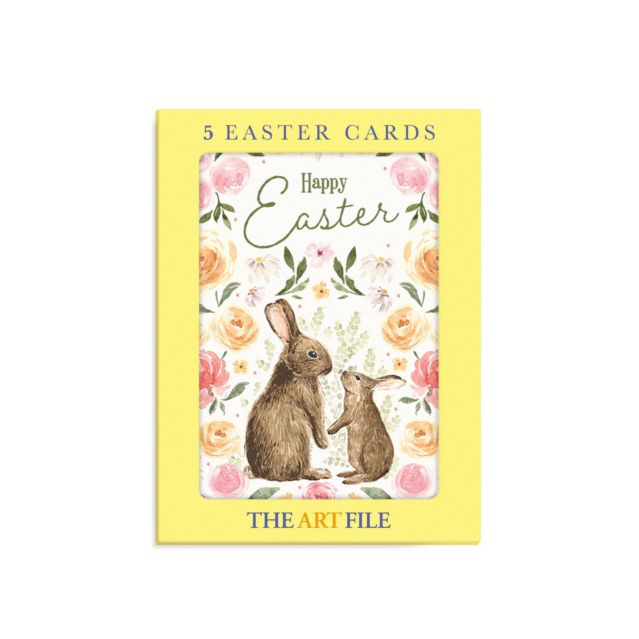 Easter Rabbit Pack of 5 Easter Cards