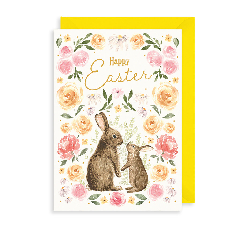 Easter Rabbit Greetings Card The Art File