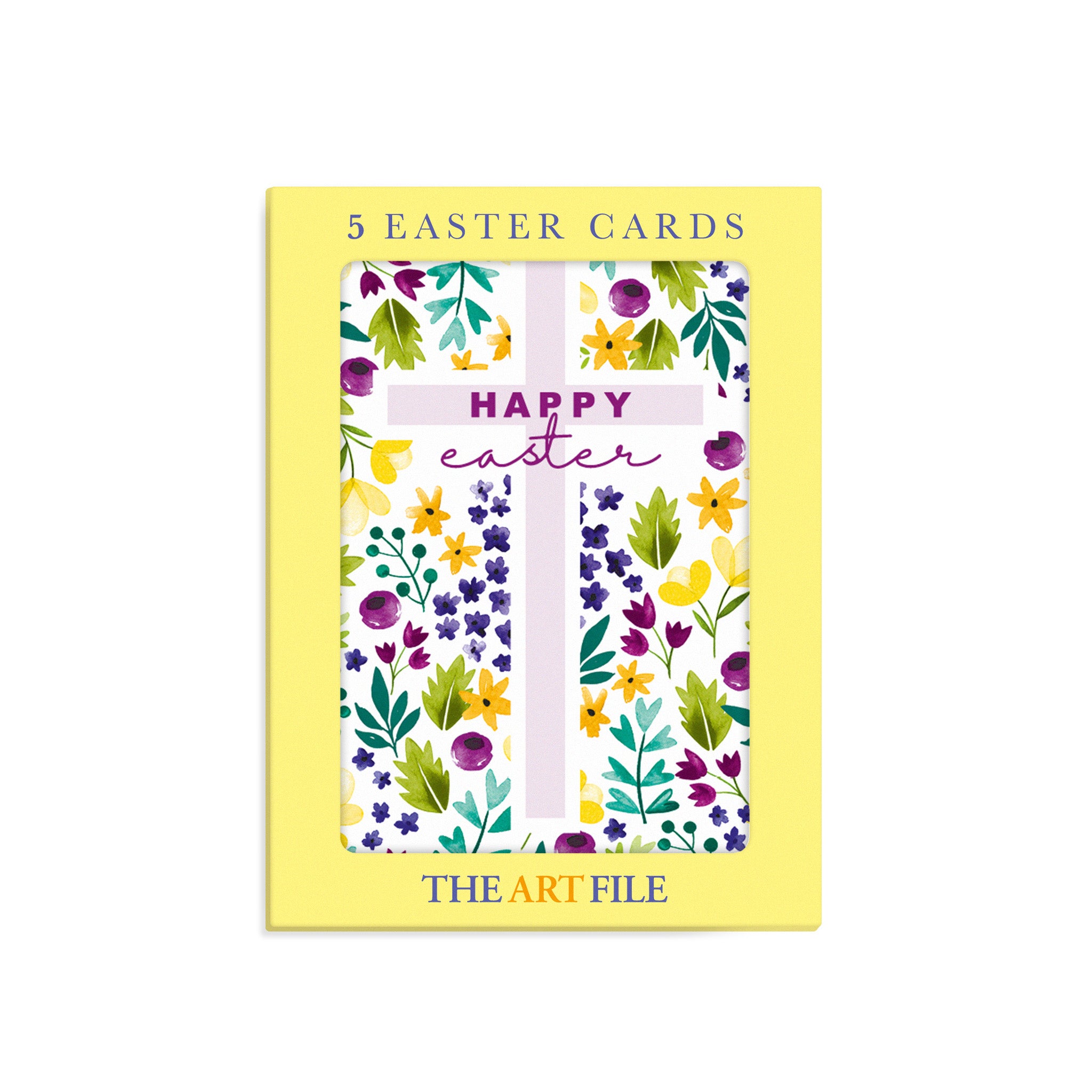 Easter Flowers Pack of 5 Easter Cards