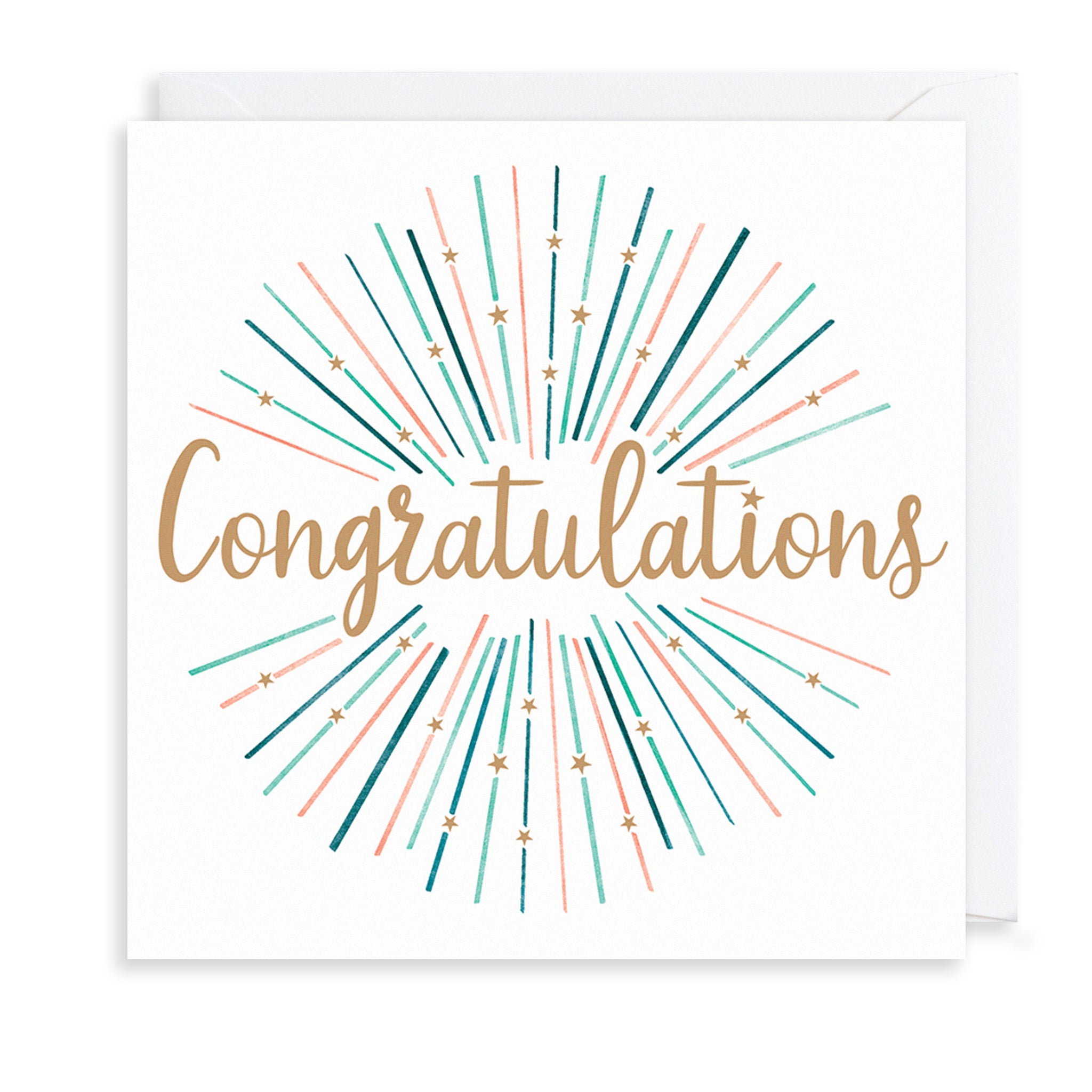 Congratulations Stars Greetings Card The Art File