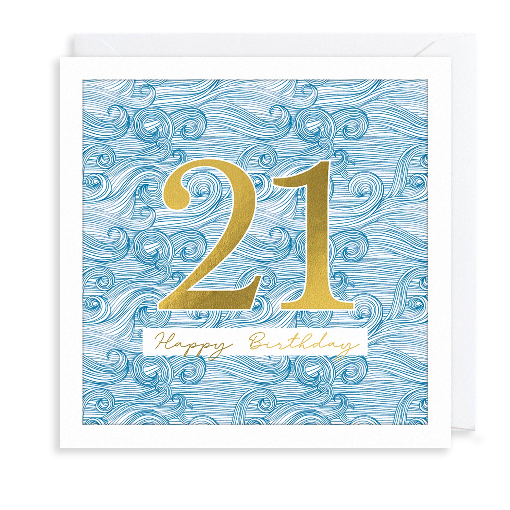 21st Birthday Greetings Card The Art File