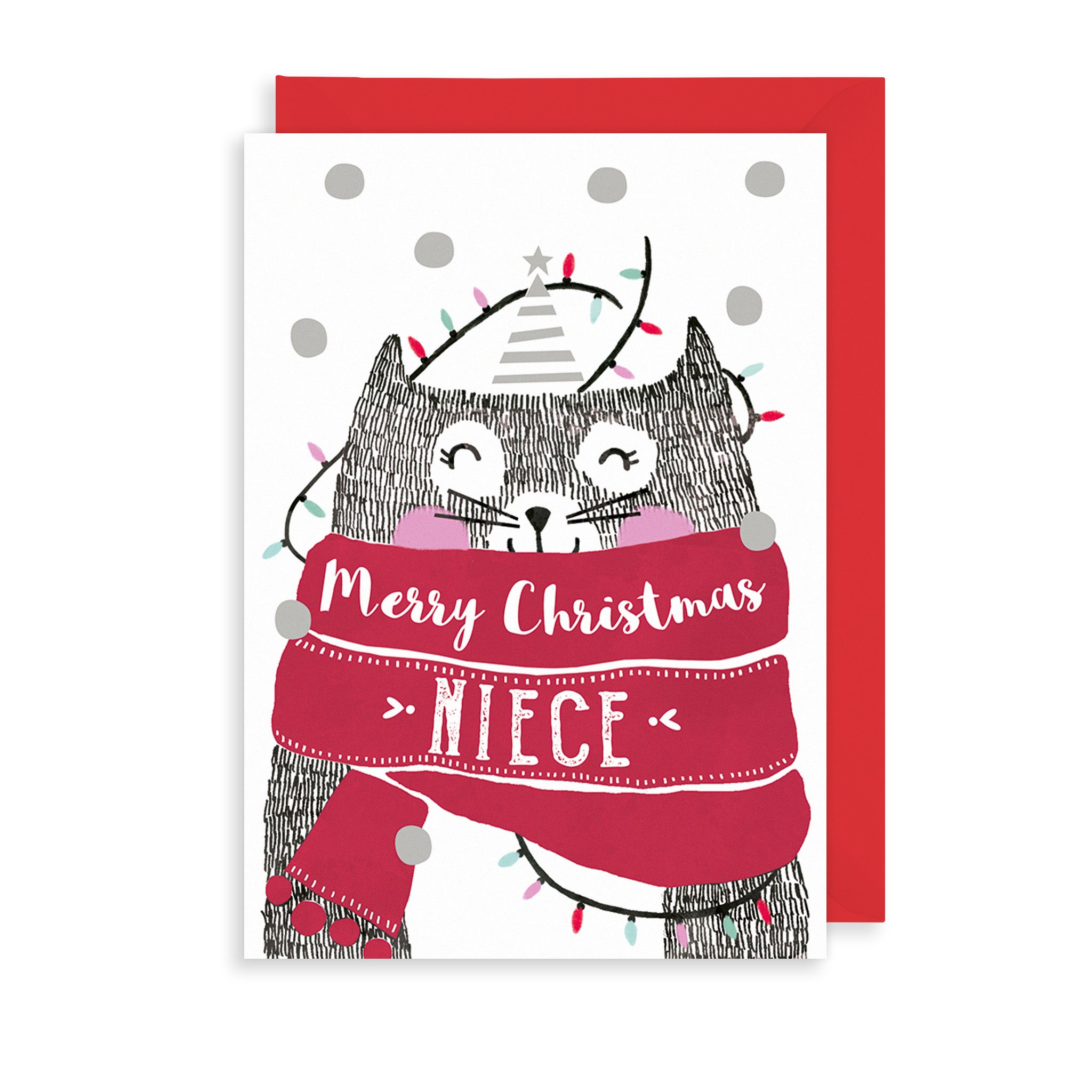 Festive Niece Christmas Card The Art File