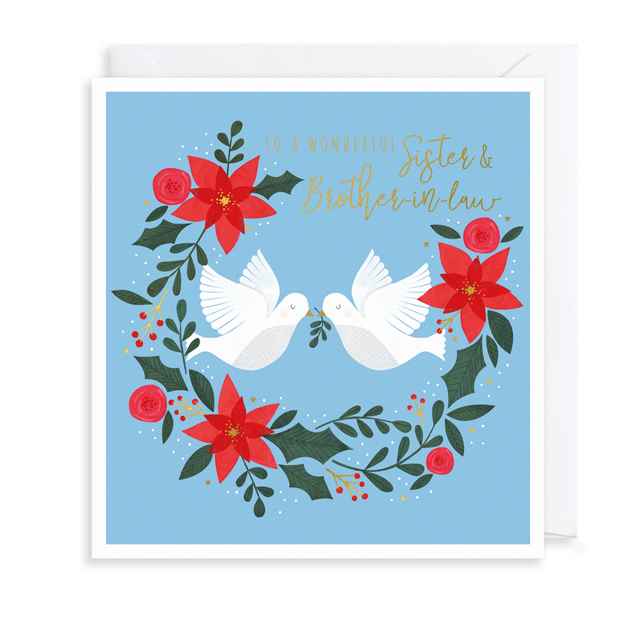 Sister & Brother In Law Christmas Card The Art File