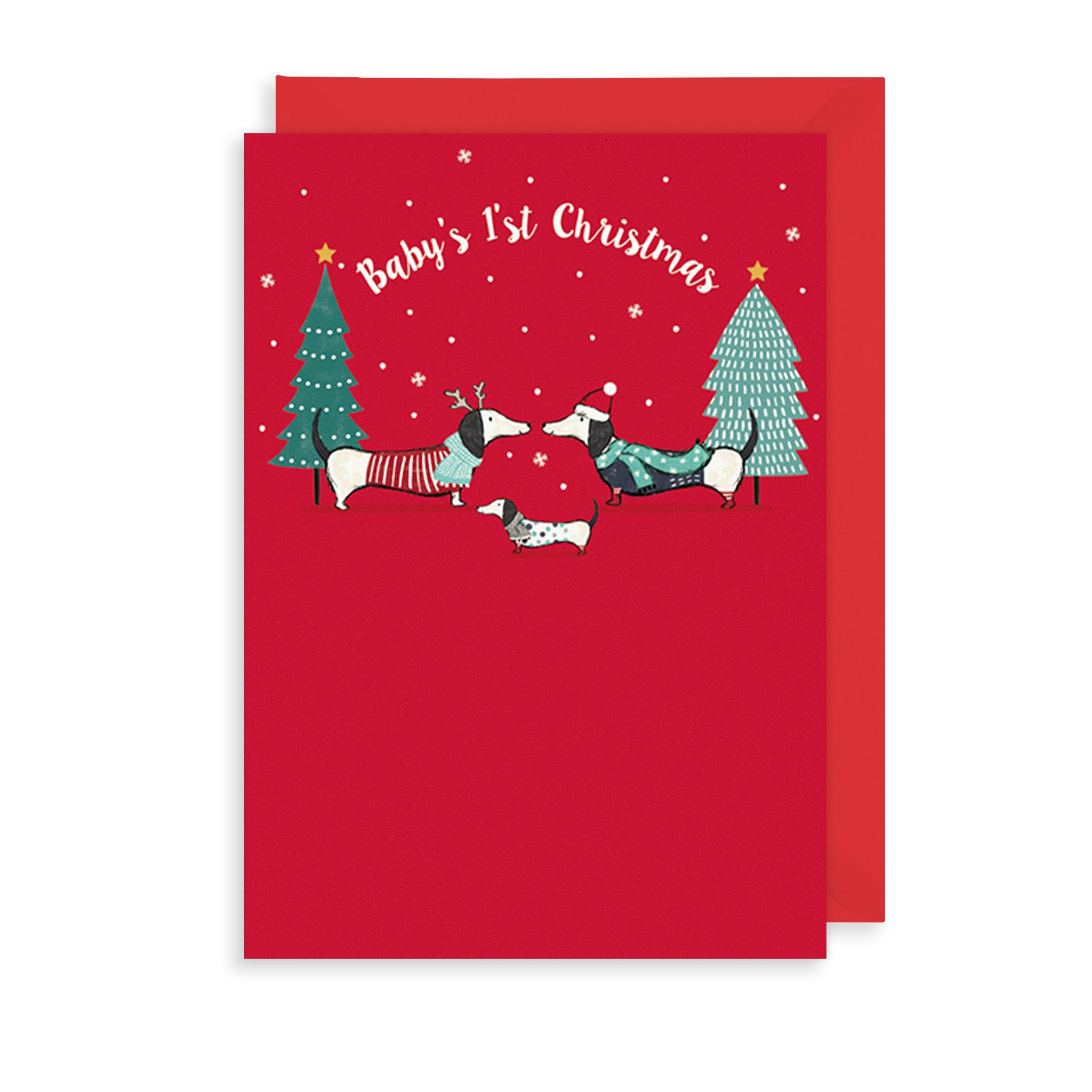 Baby's First Christmas Card The Art File