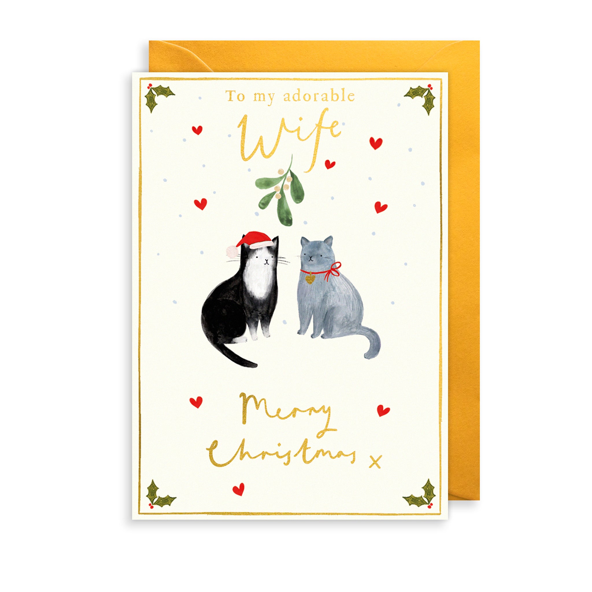 Adorable Wife Christmas Card