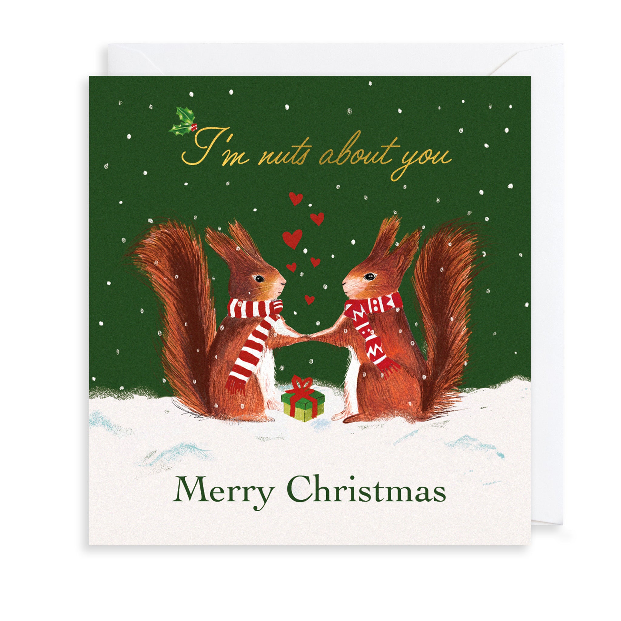 Nuts About You Christmas Card