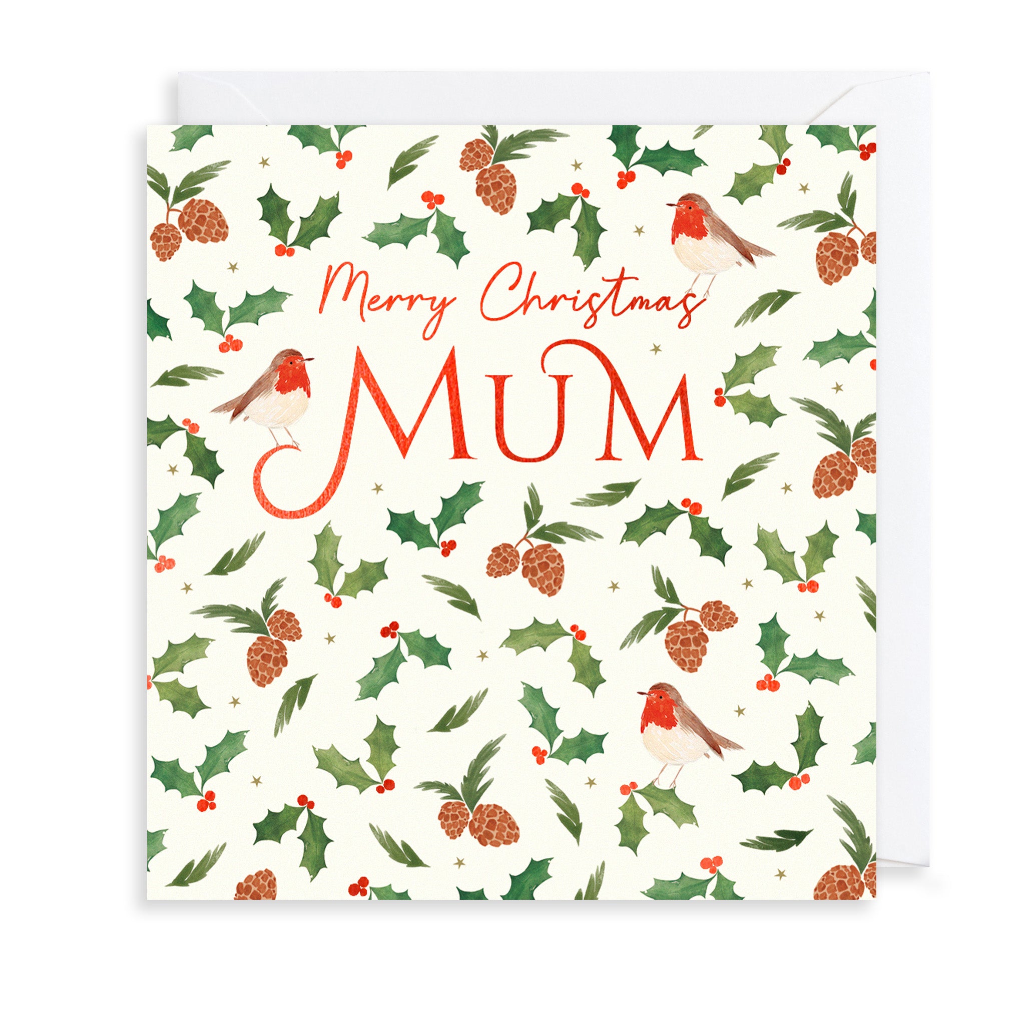 Festive Mum Christmas Card