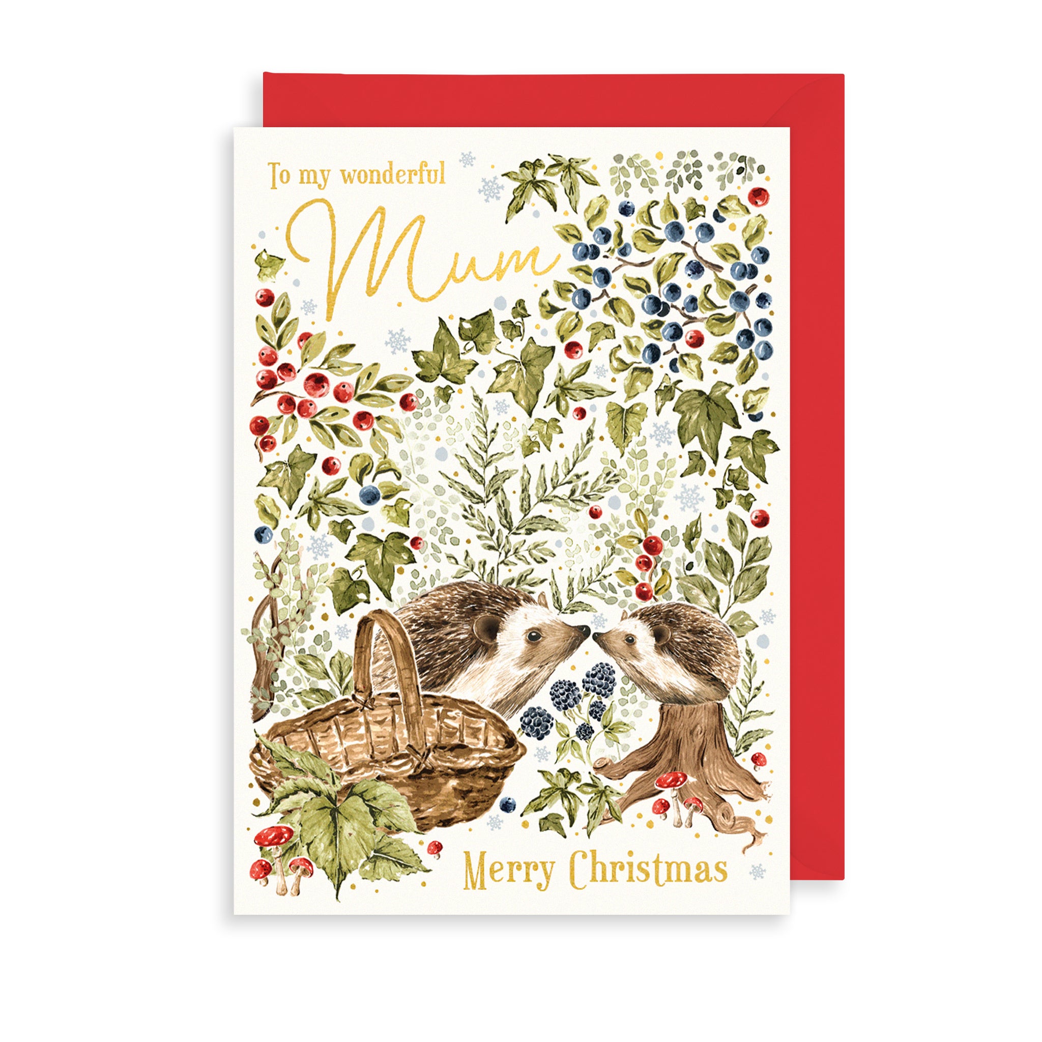 A Wonderful Mum Christmas Card
