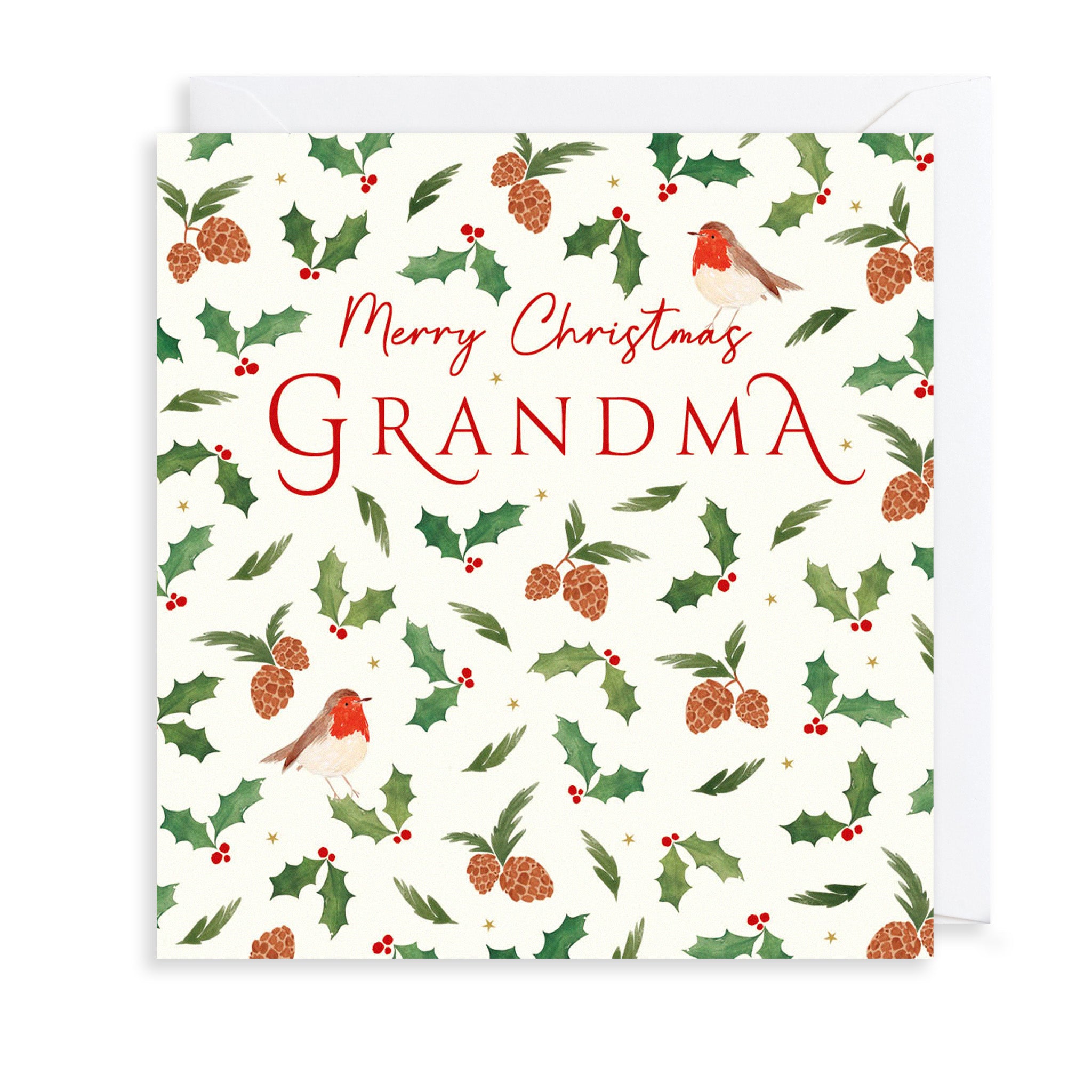 Festive Grandma Christmas Card