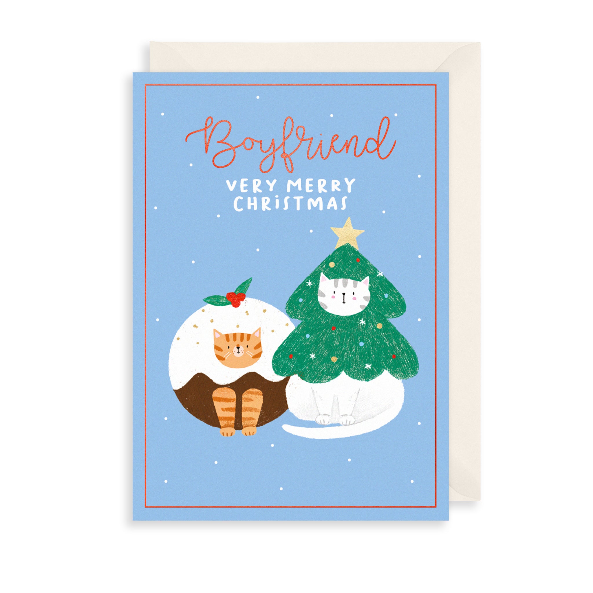 To My Boyfriend Christmas Card