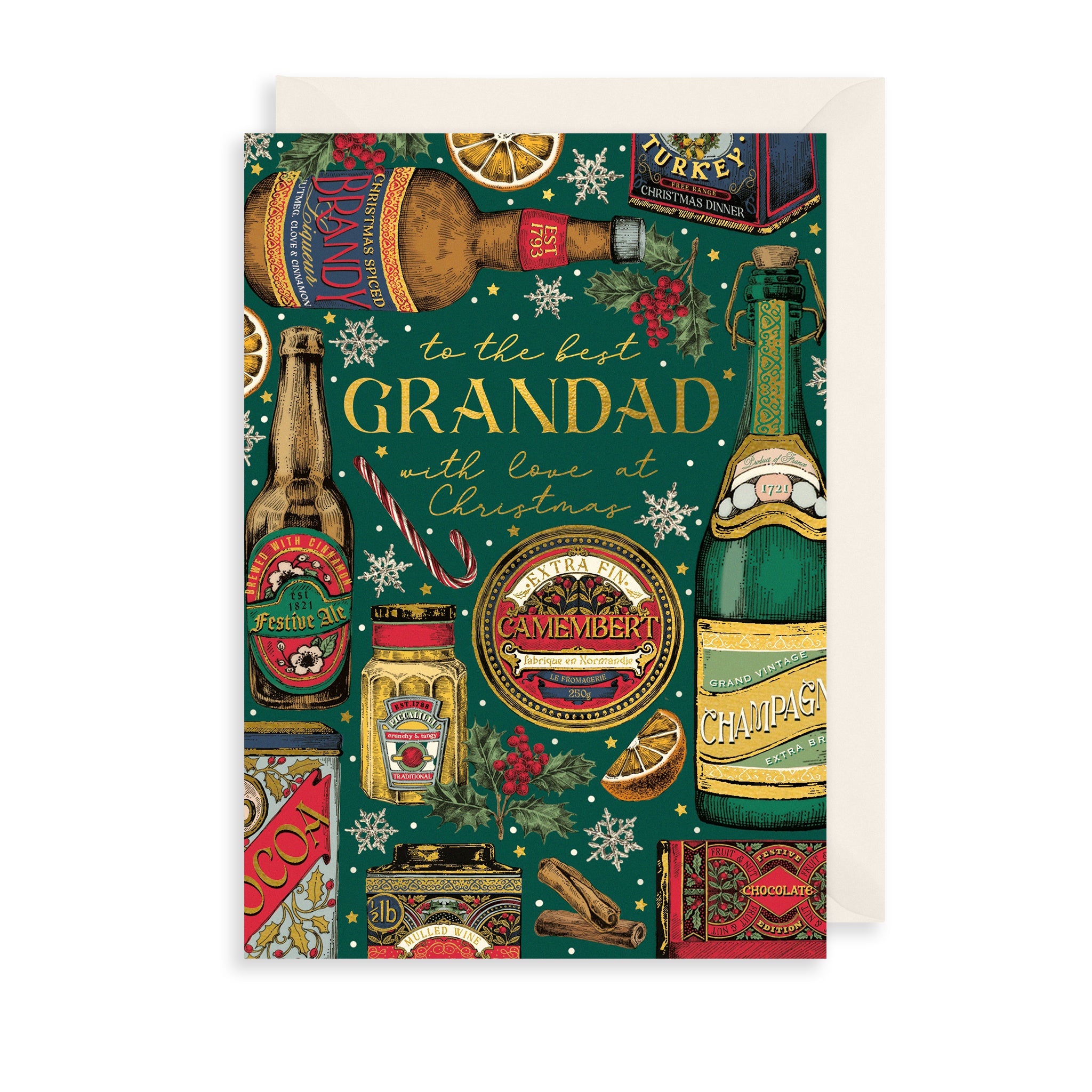 Best Grandad Christmas Card