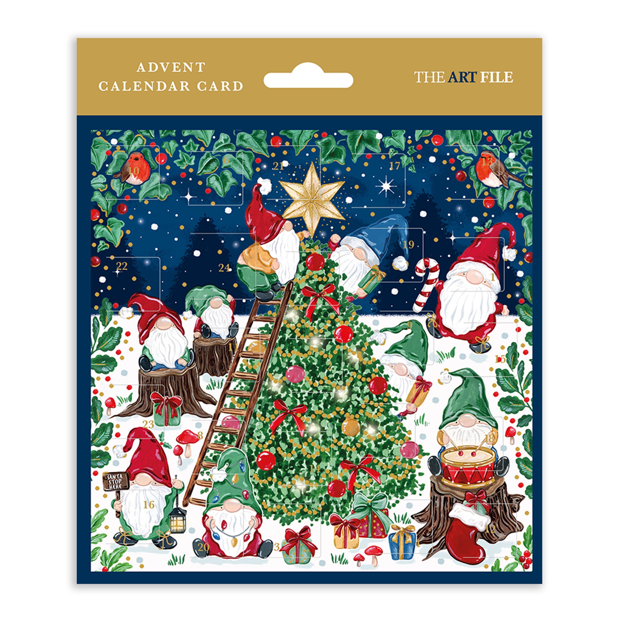 Gonks Christmas Advent Card