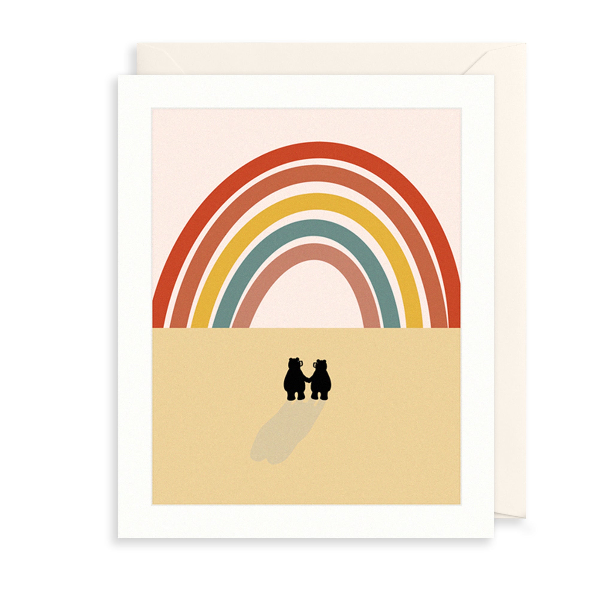 Rainbow Bears Greetings Card The Art File