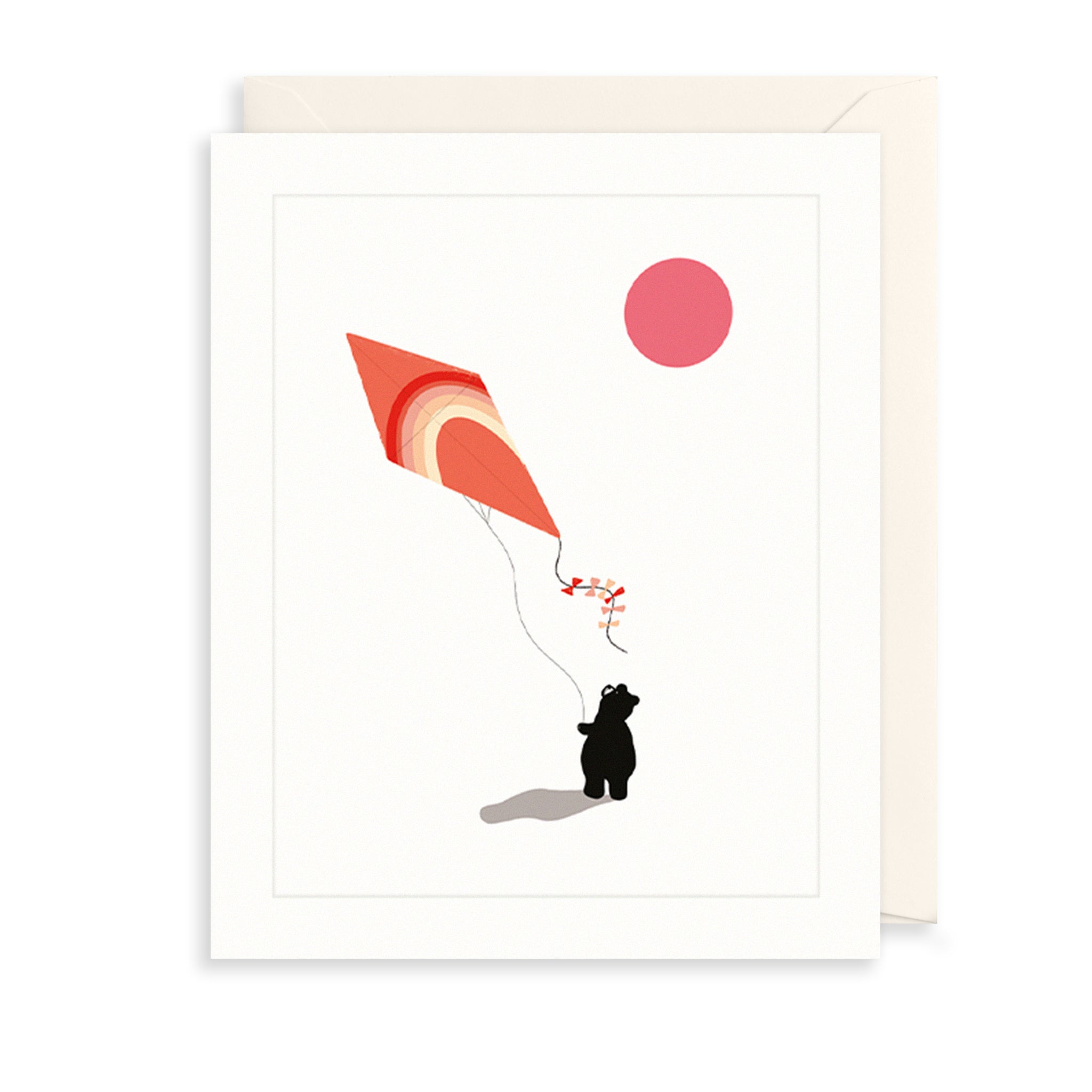 Bear & Kite Greetings Card The Art File