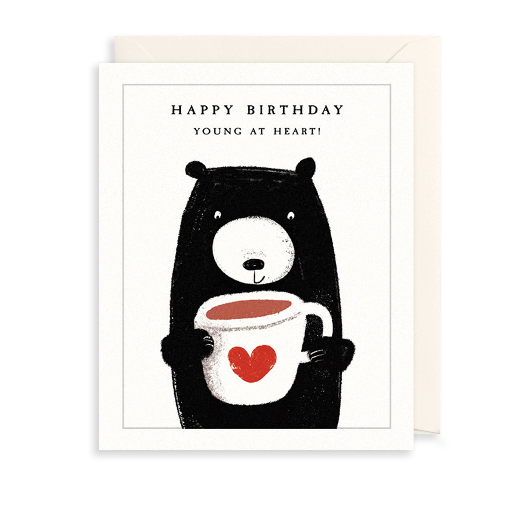 Bear & Tea Greetings Card