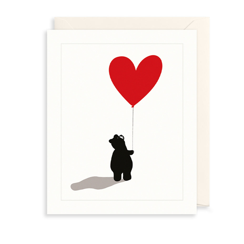 Red Heart Greetings Card The Art File