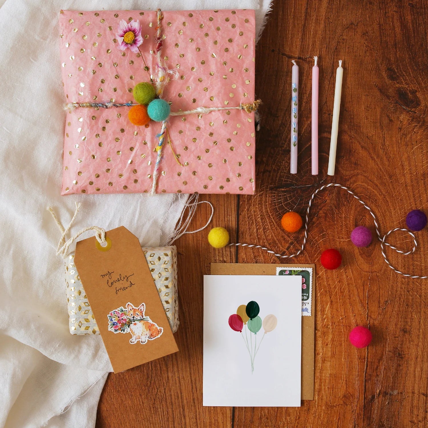 Balloons Mini Card