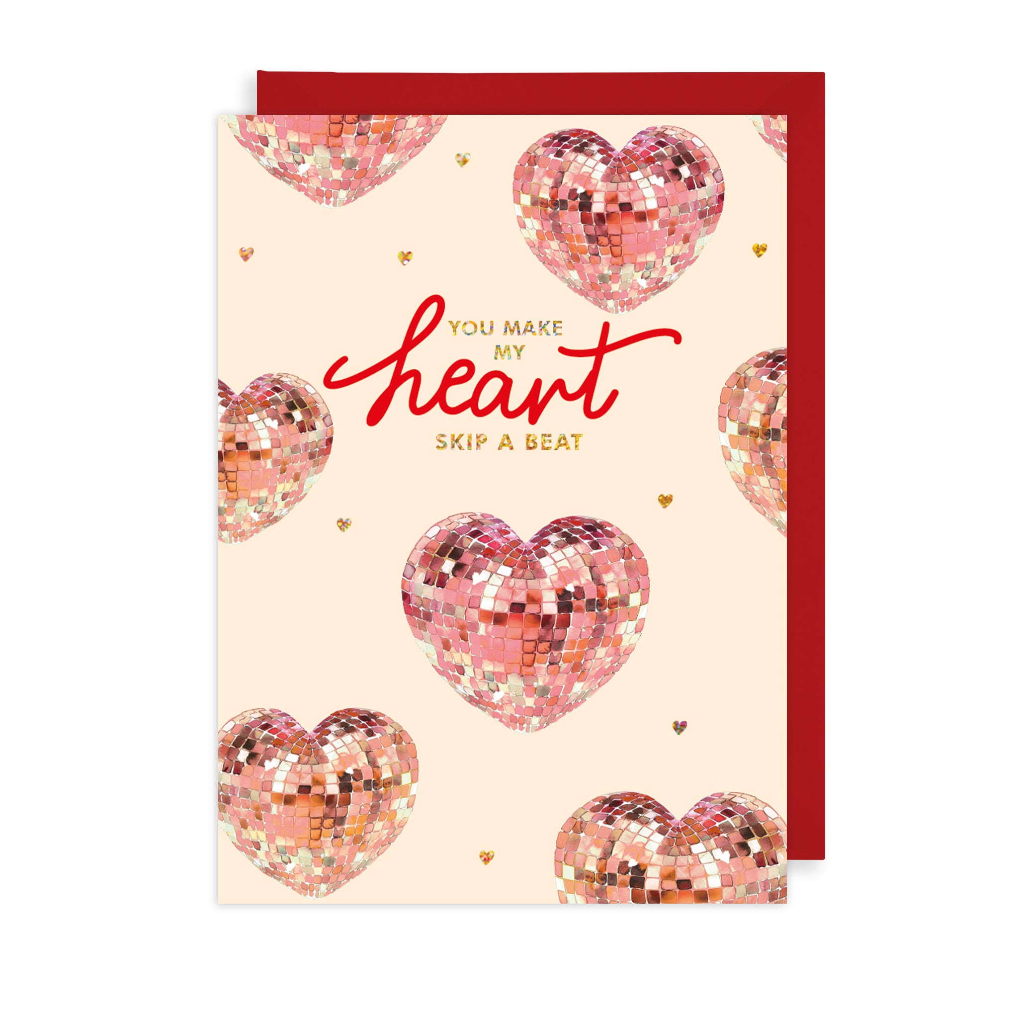 Heart Skips A Beat Valentine's Day Card