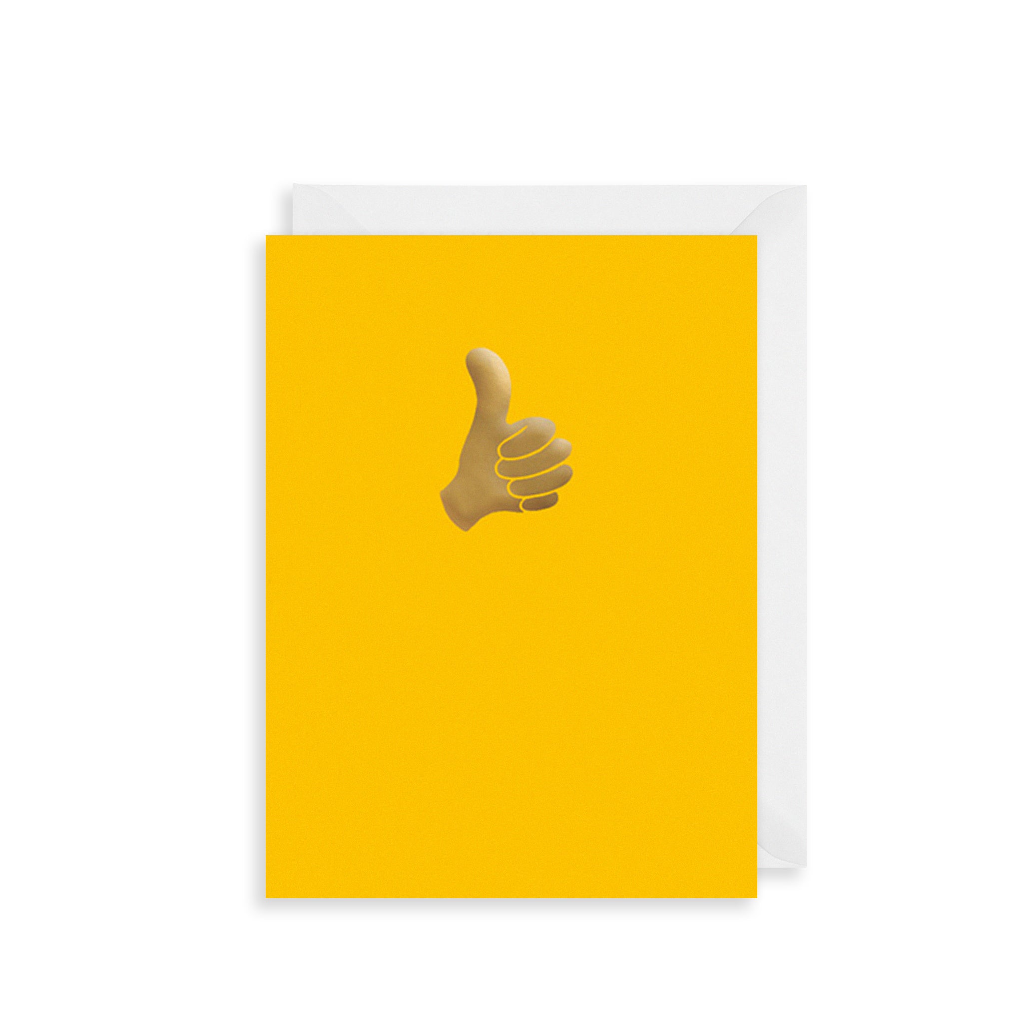Thumbs Up, Mini Greetings Card