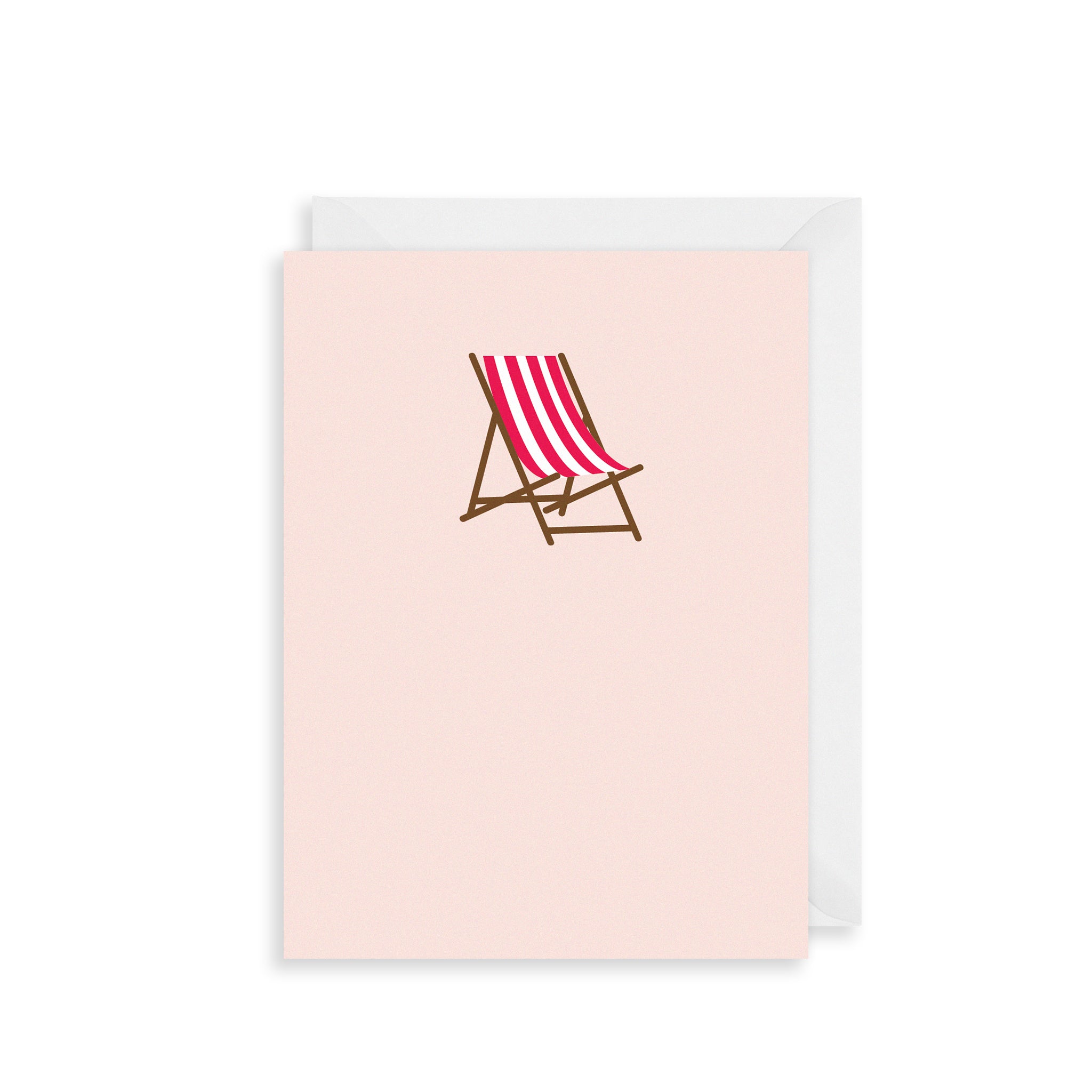 Deck Chair, Mini Greetings Card