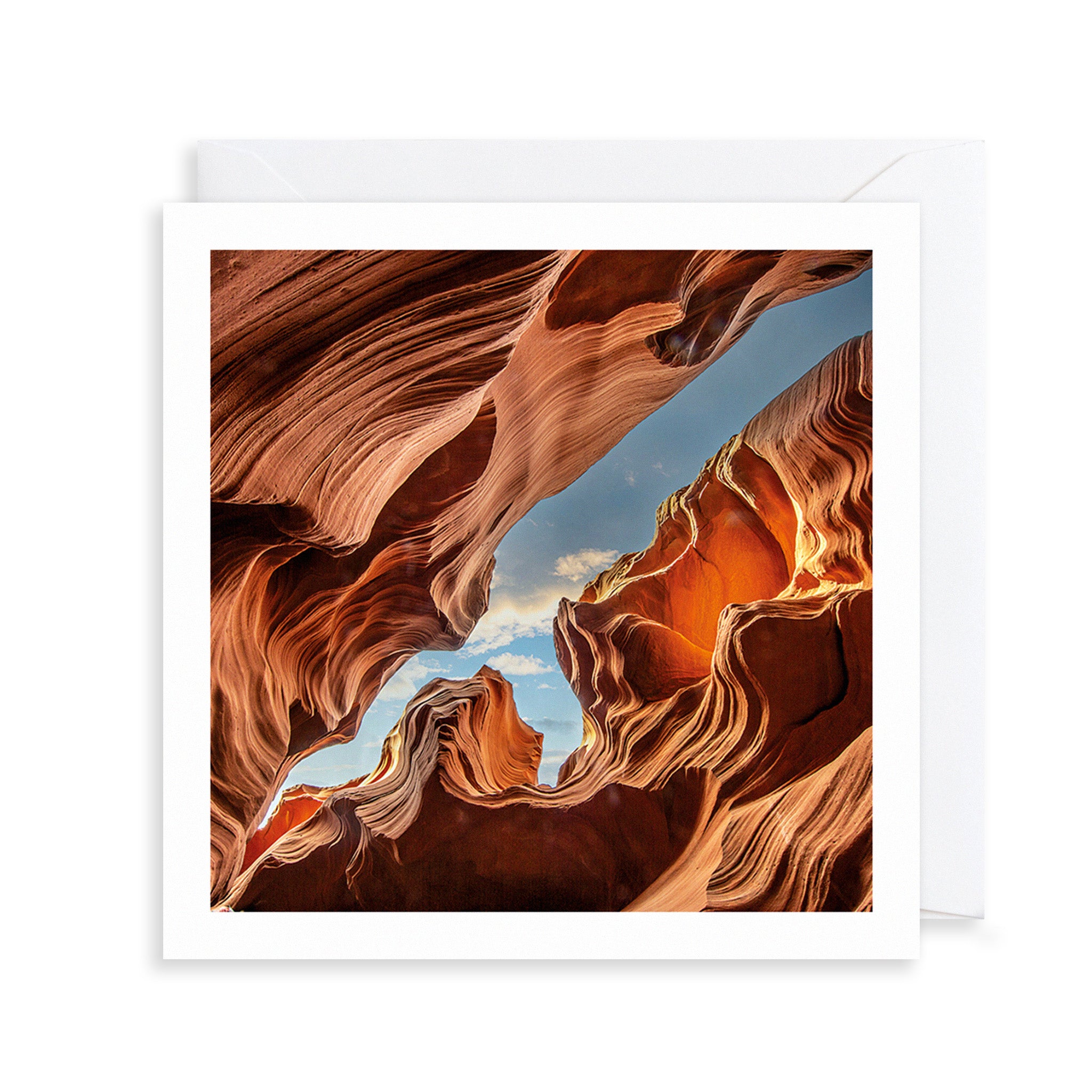 Antelope Canyon Photograph Greetings Card