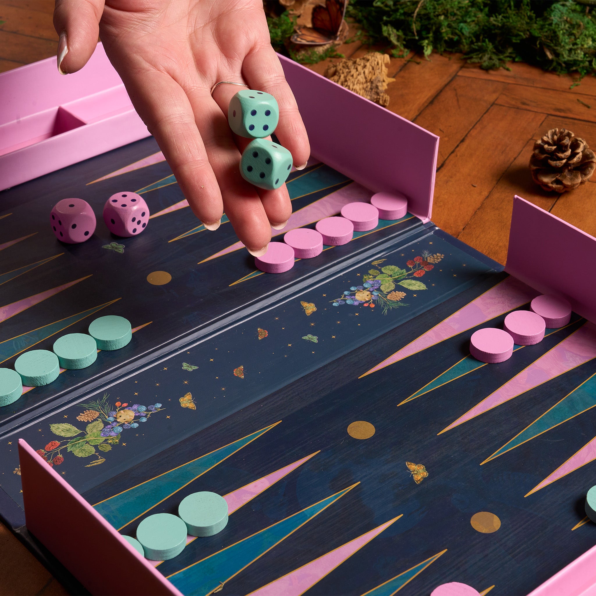 Backgammon Board Game - The Art File x Gibsons Games