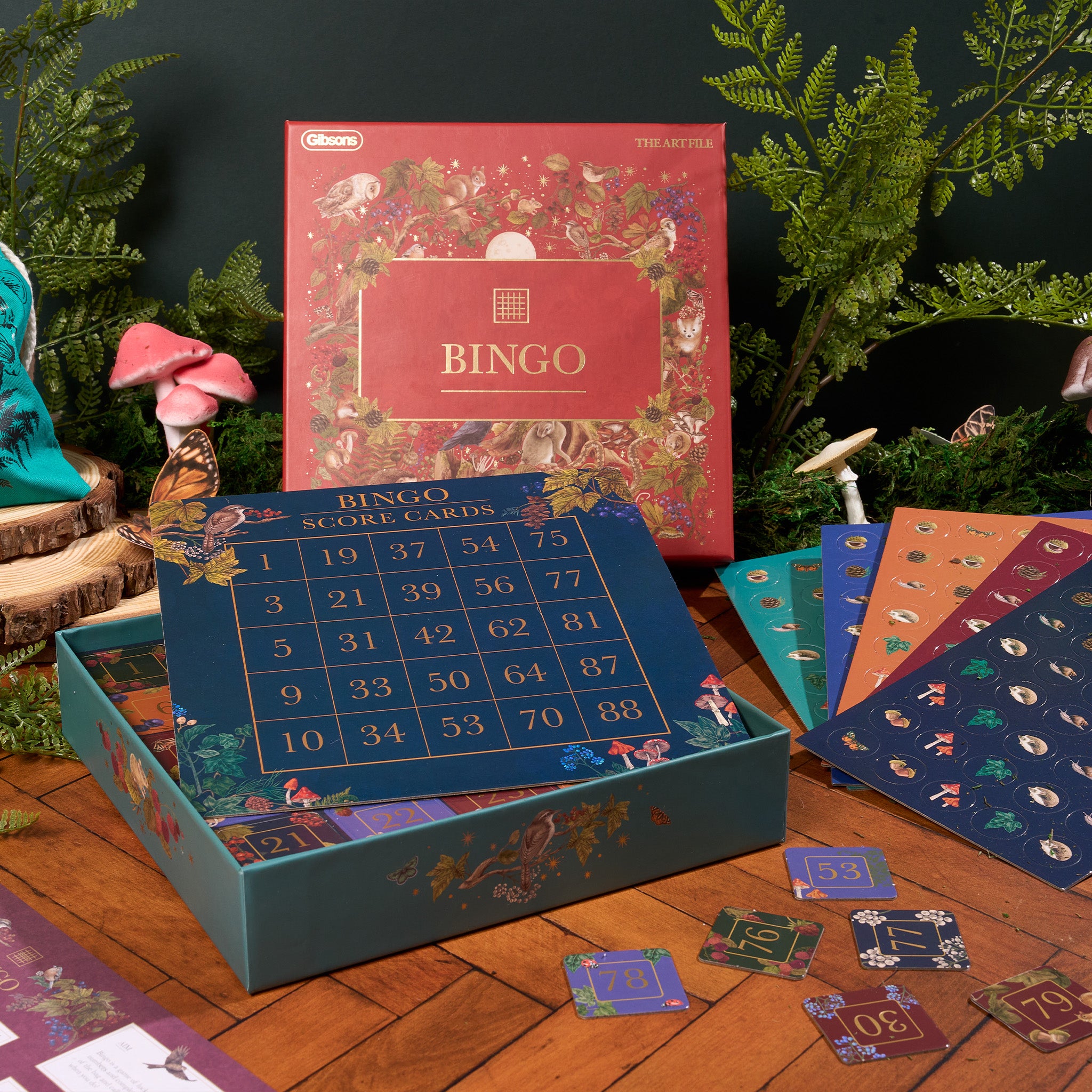 Bingo Board Game - The Art File x Gibsons Games