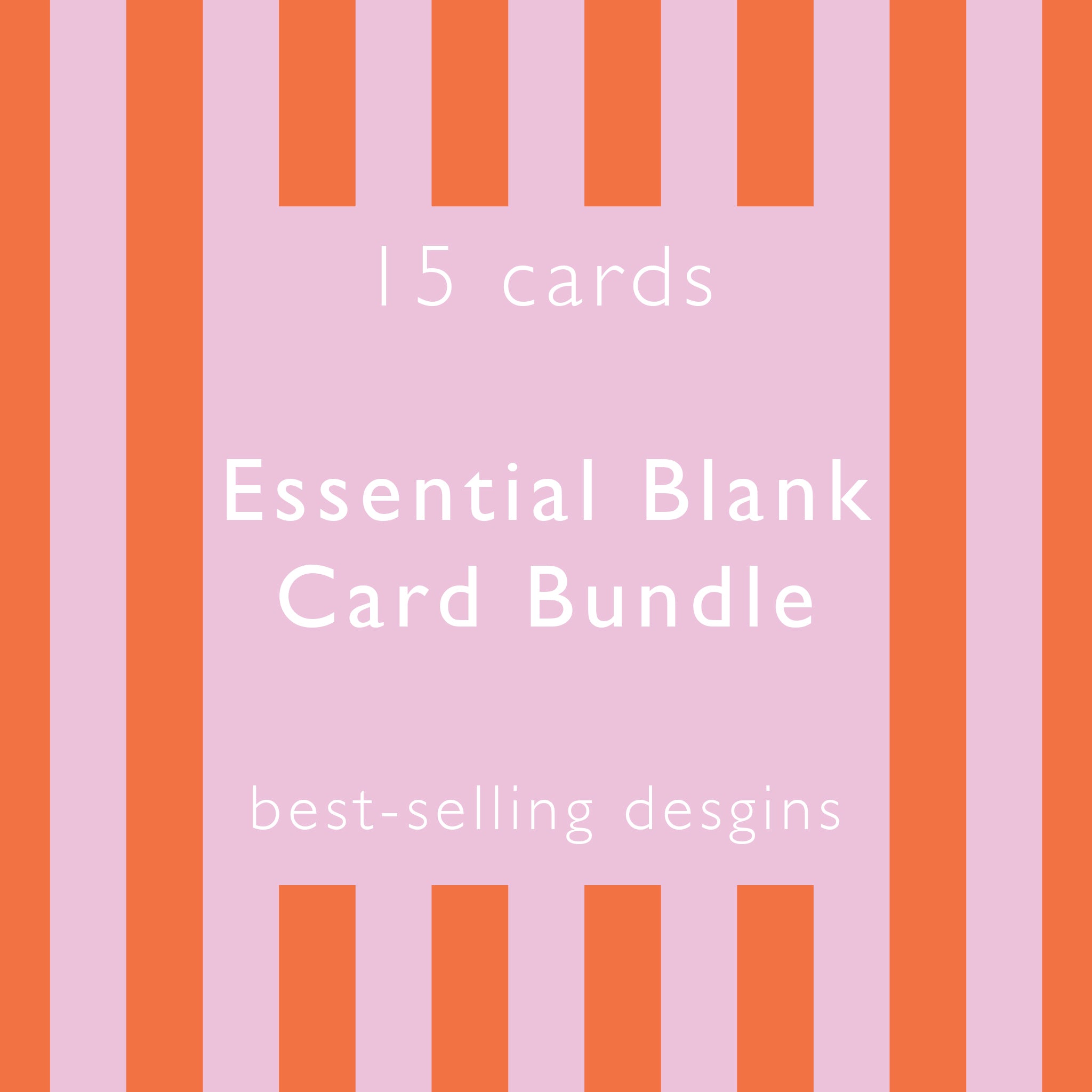 Blank Card Bundle - 15 Cards