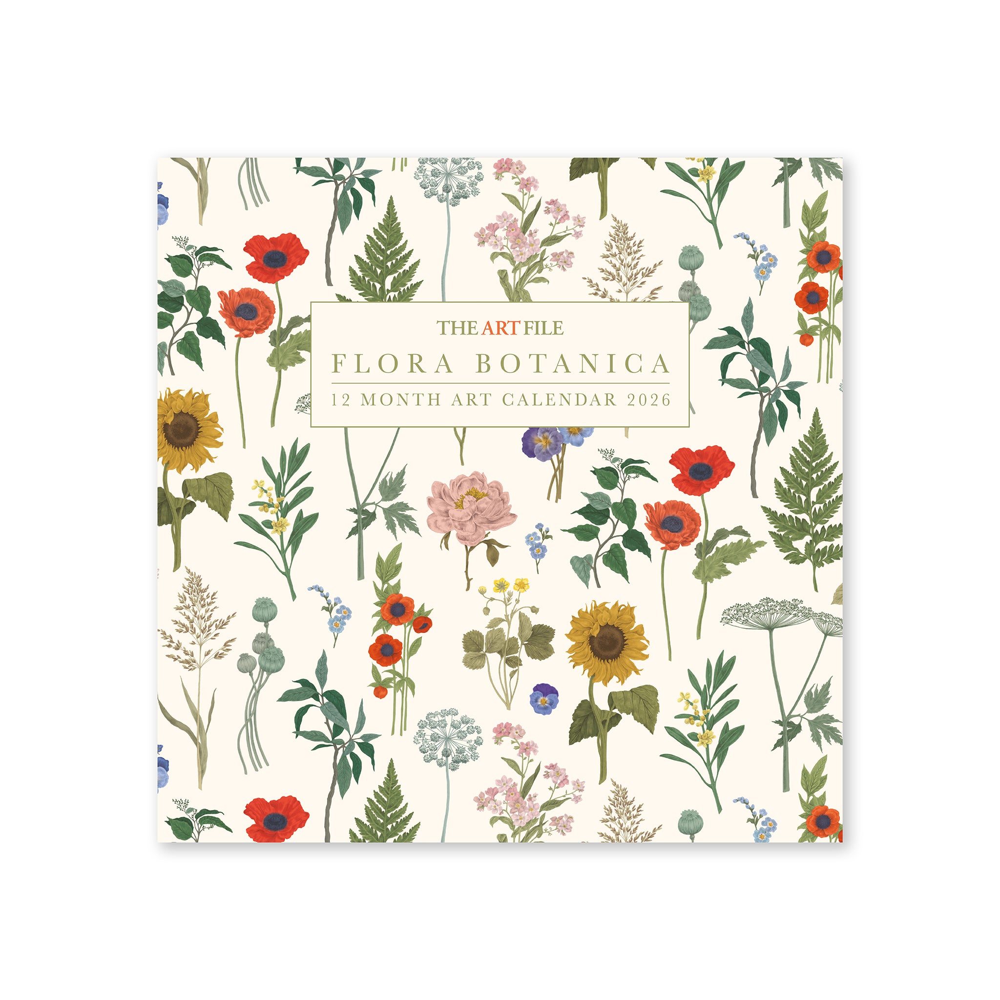 Flora Botanica 2026 12-Month Wall Calendar