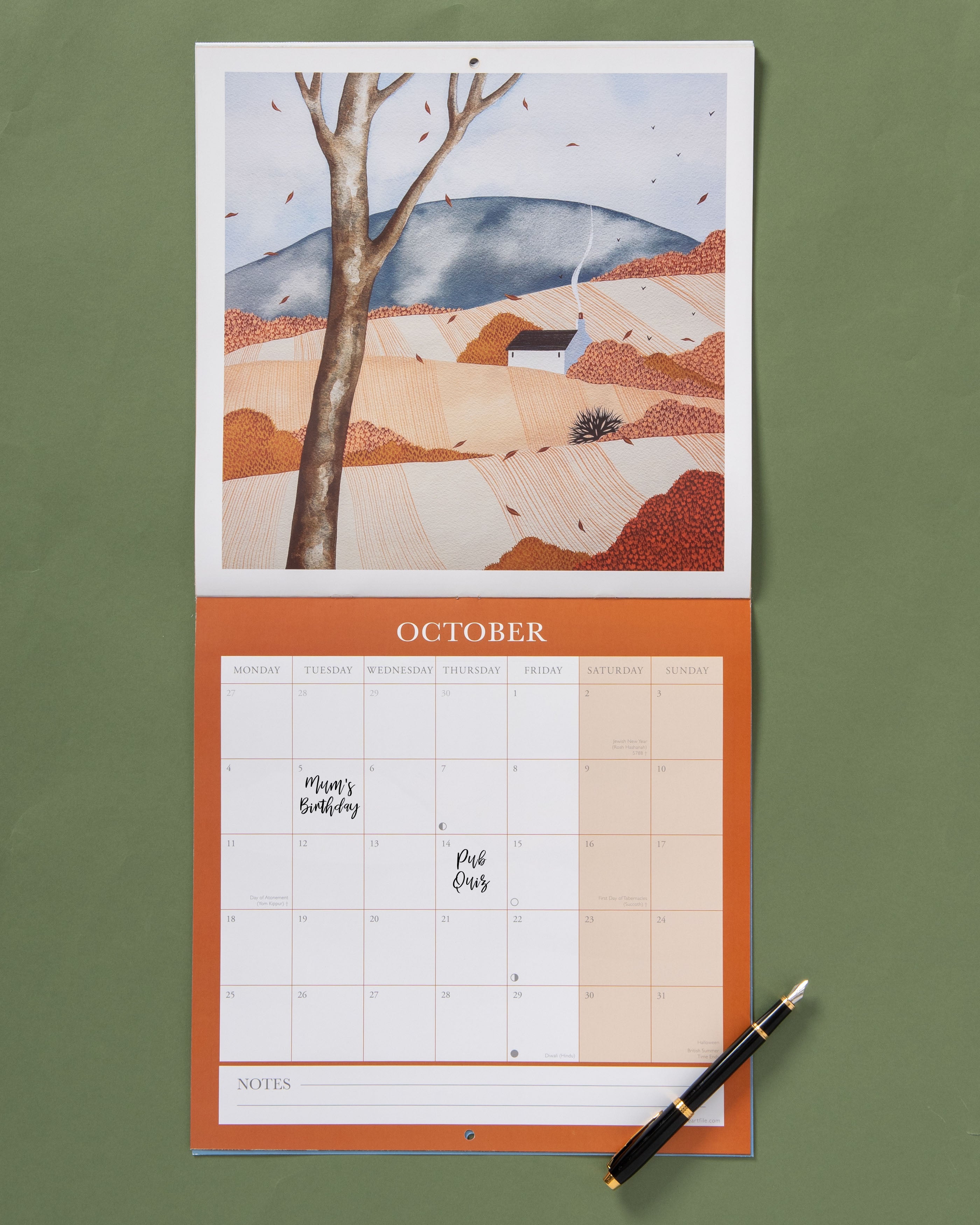 Natasha Newton 2027 Wall Calendar