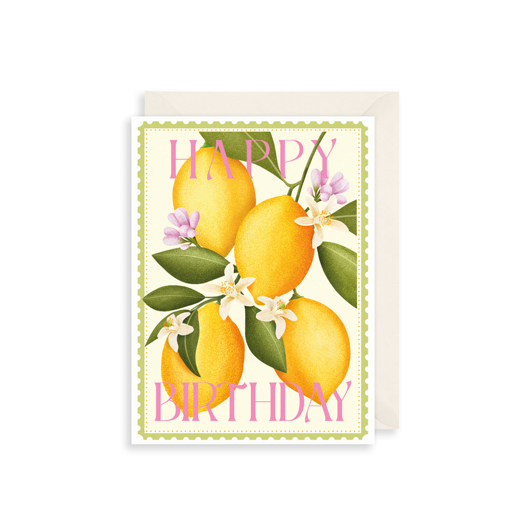 Lemons Greetings Card The Art File