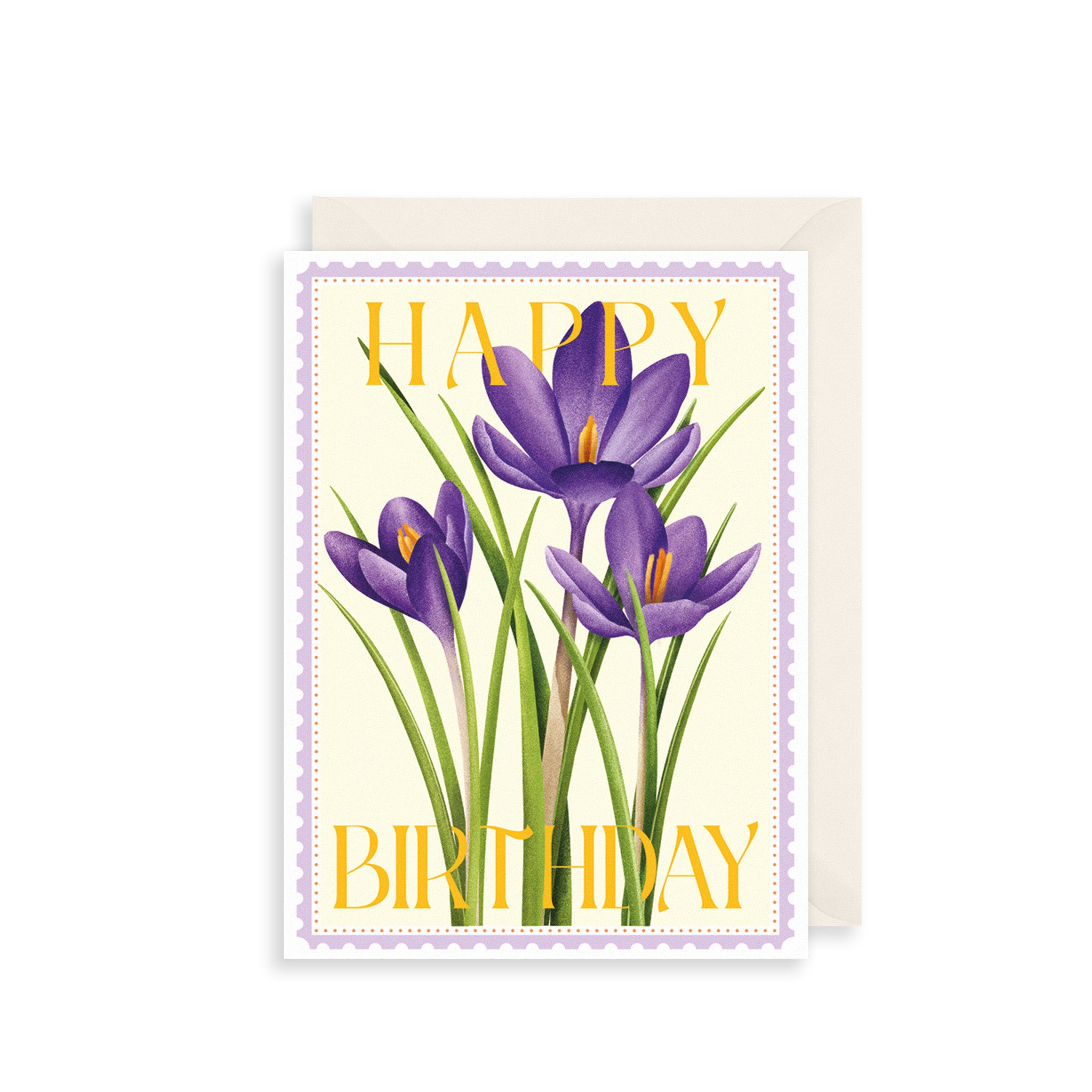Crocuses Greetings Card The Art File
