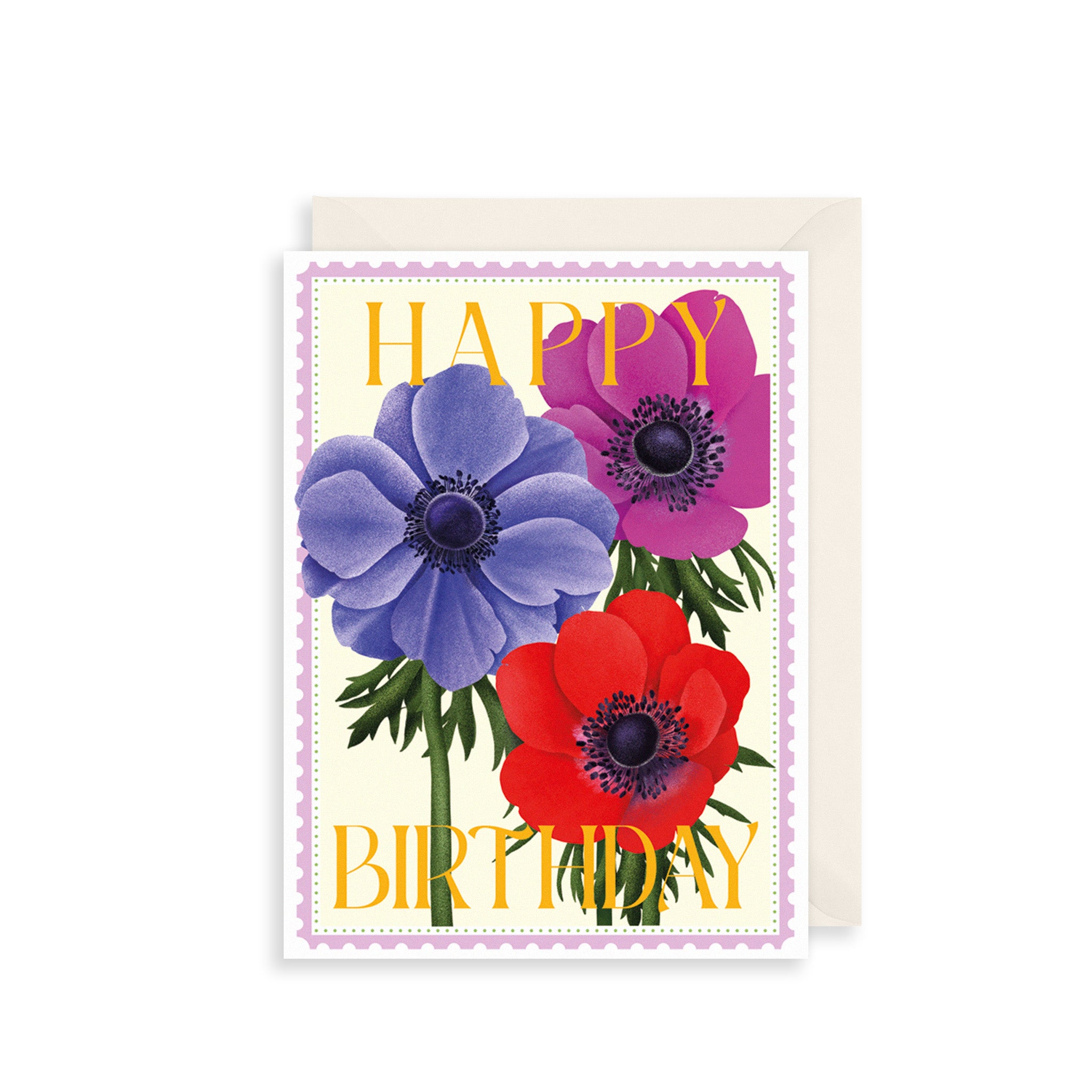 Anemones Greetings Card The Art File