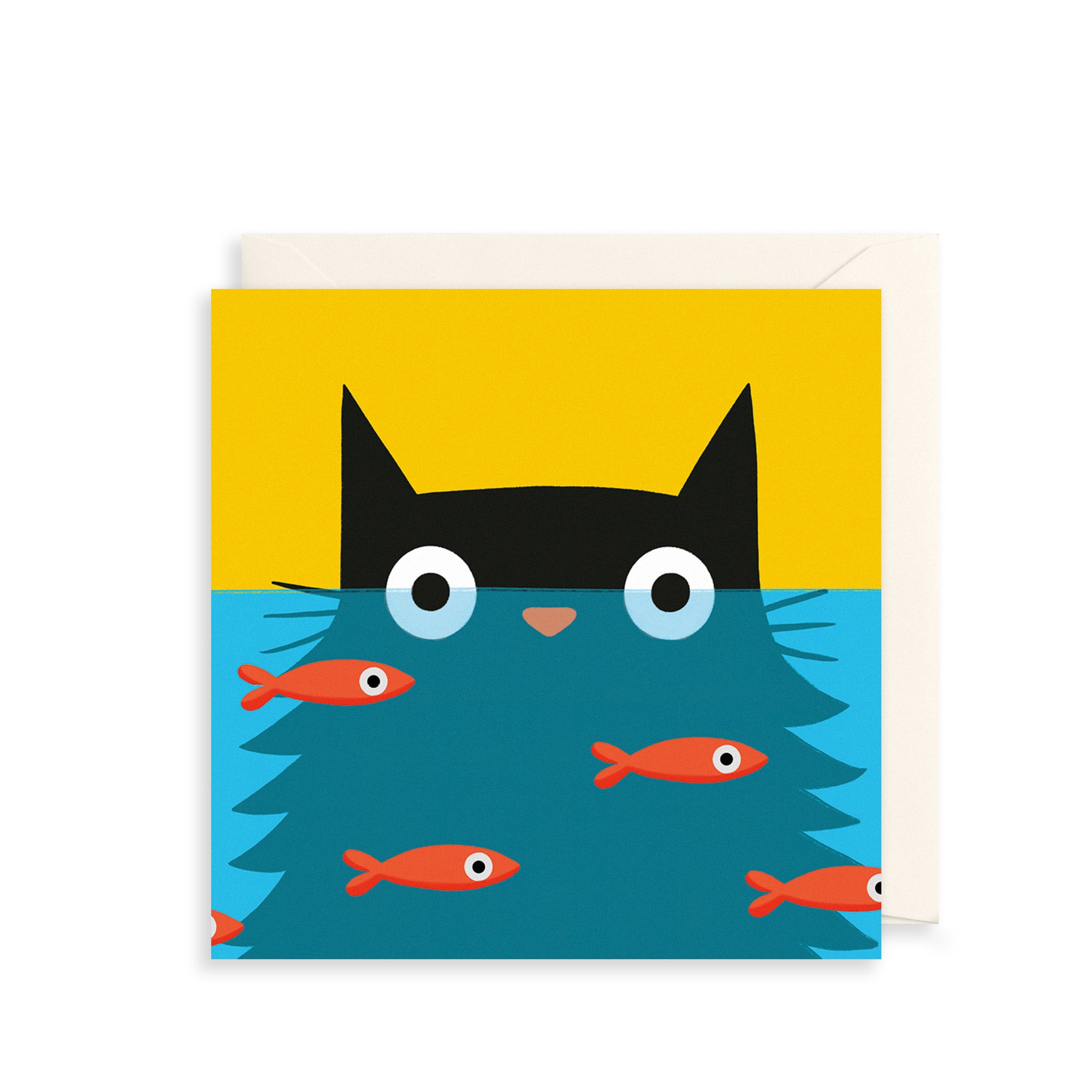 Fishbowl Greetings Card The Art File