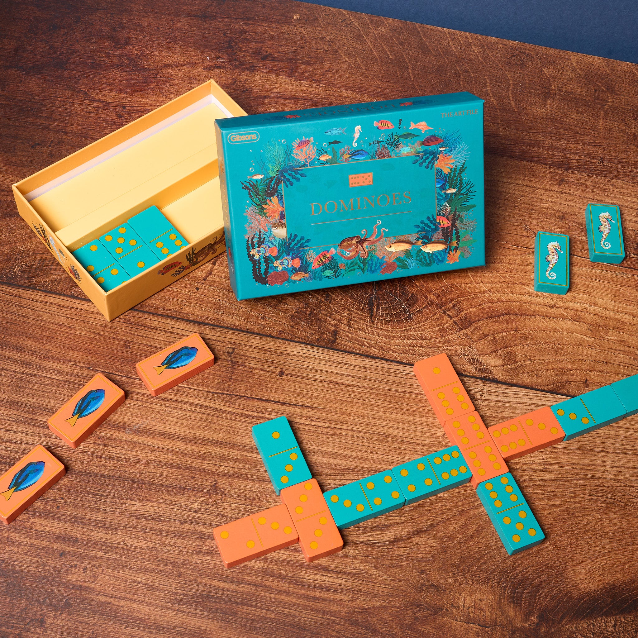 Dominoes Game - The Art File x Gibsons Games