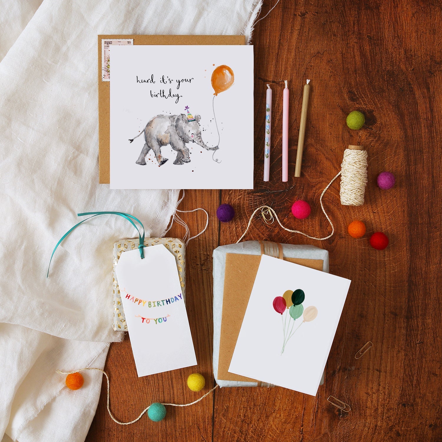 Balloons Mini Card