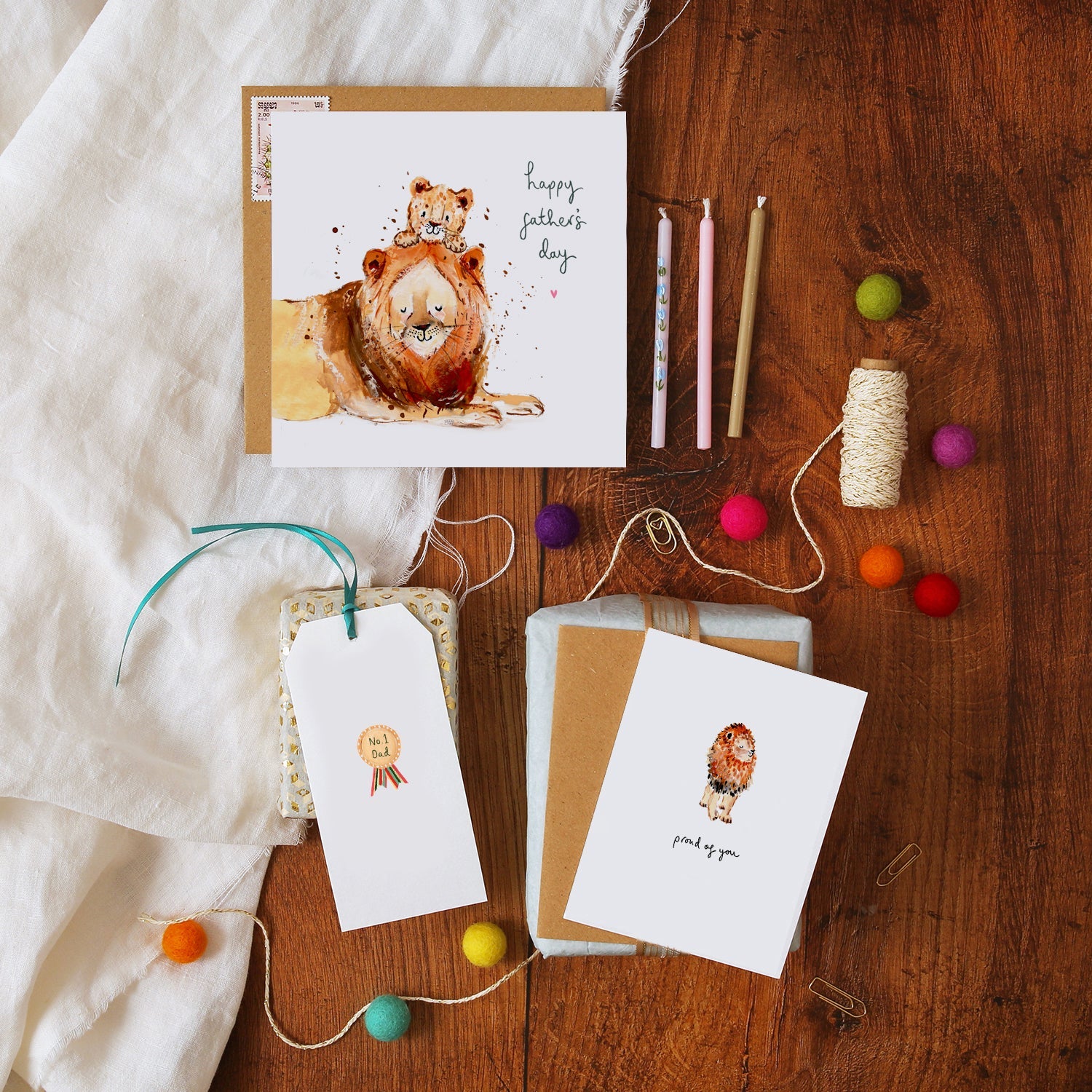 Lion Proud of You Mini Card