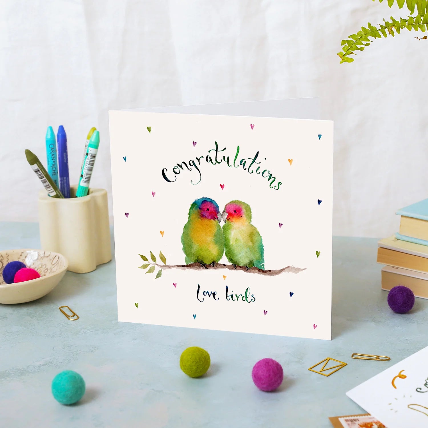 Congrats Love Birds Card