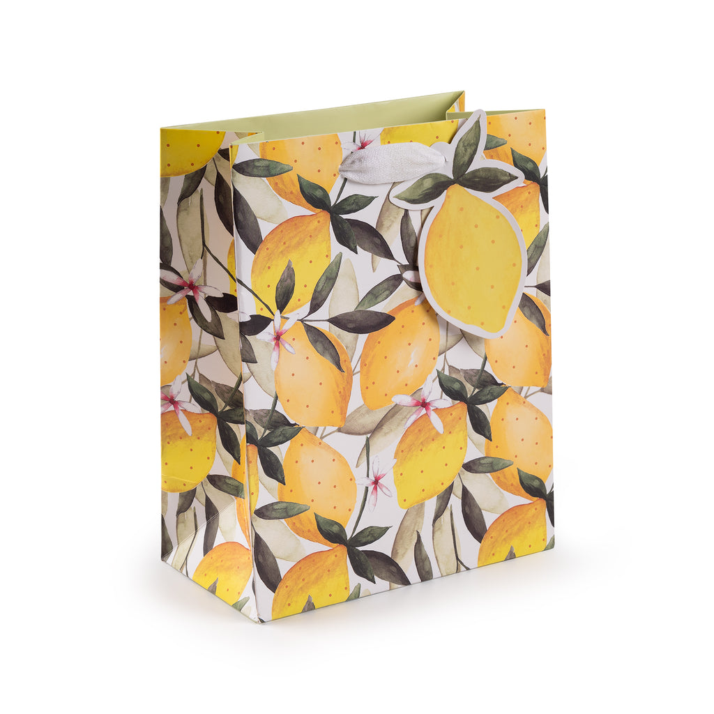Lemons, Medium Gift Bag The Art File