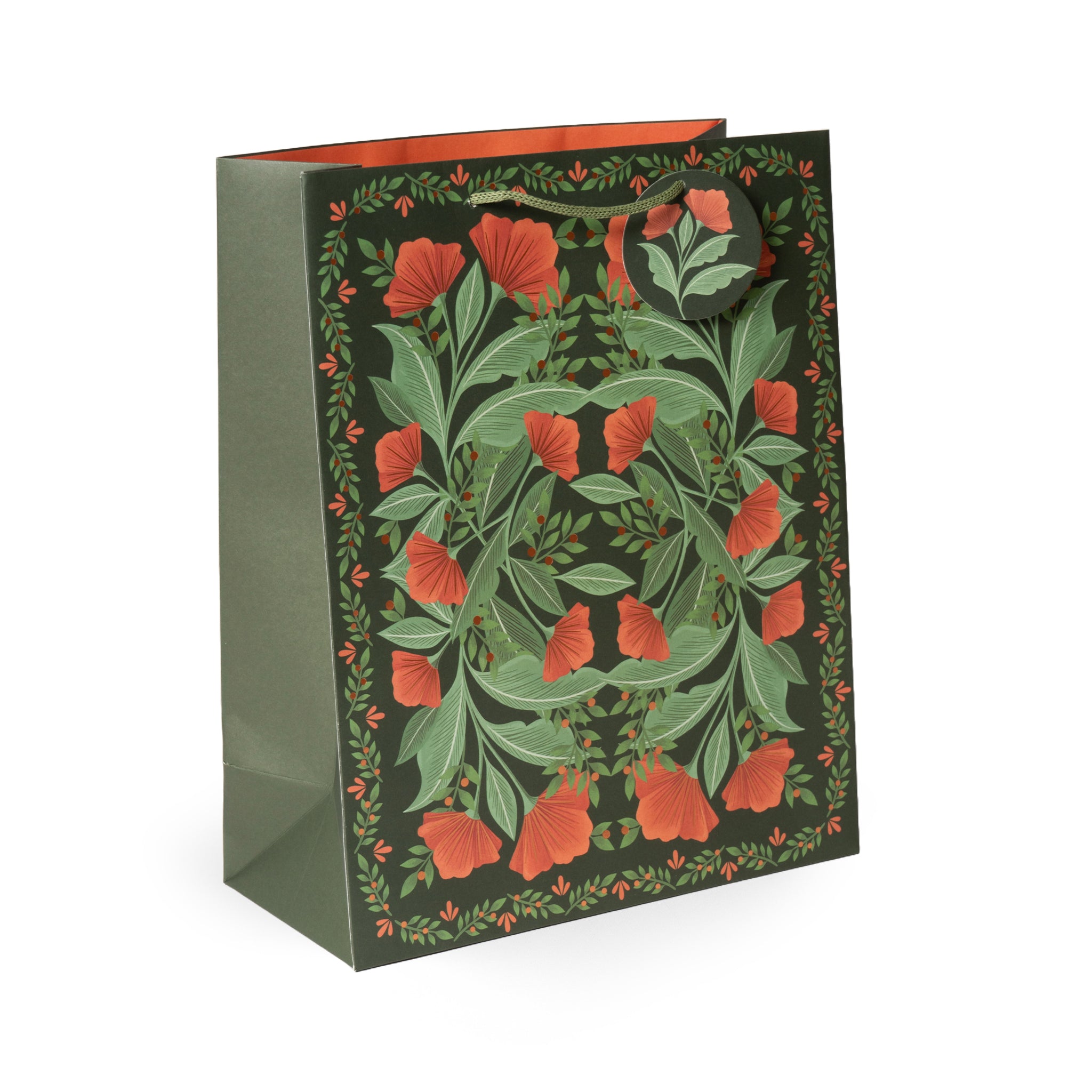 Nouveau Poppies, Large Gift Bag