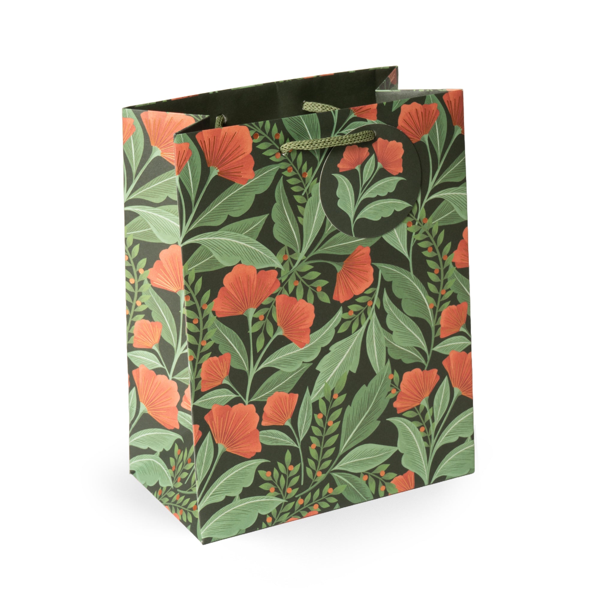 Nouveau Poppies, Medium Gift Bag
