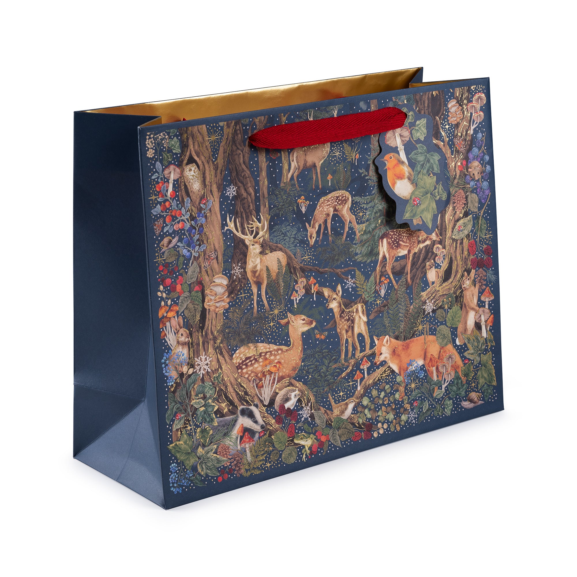 Into The Forest, Large Landscape Christmas Gift Bag
