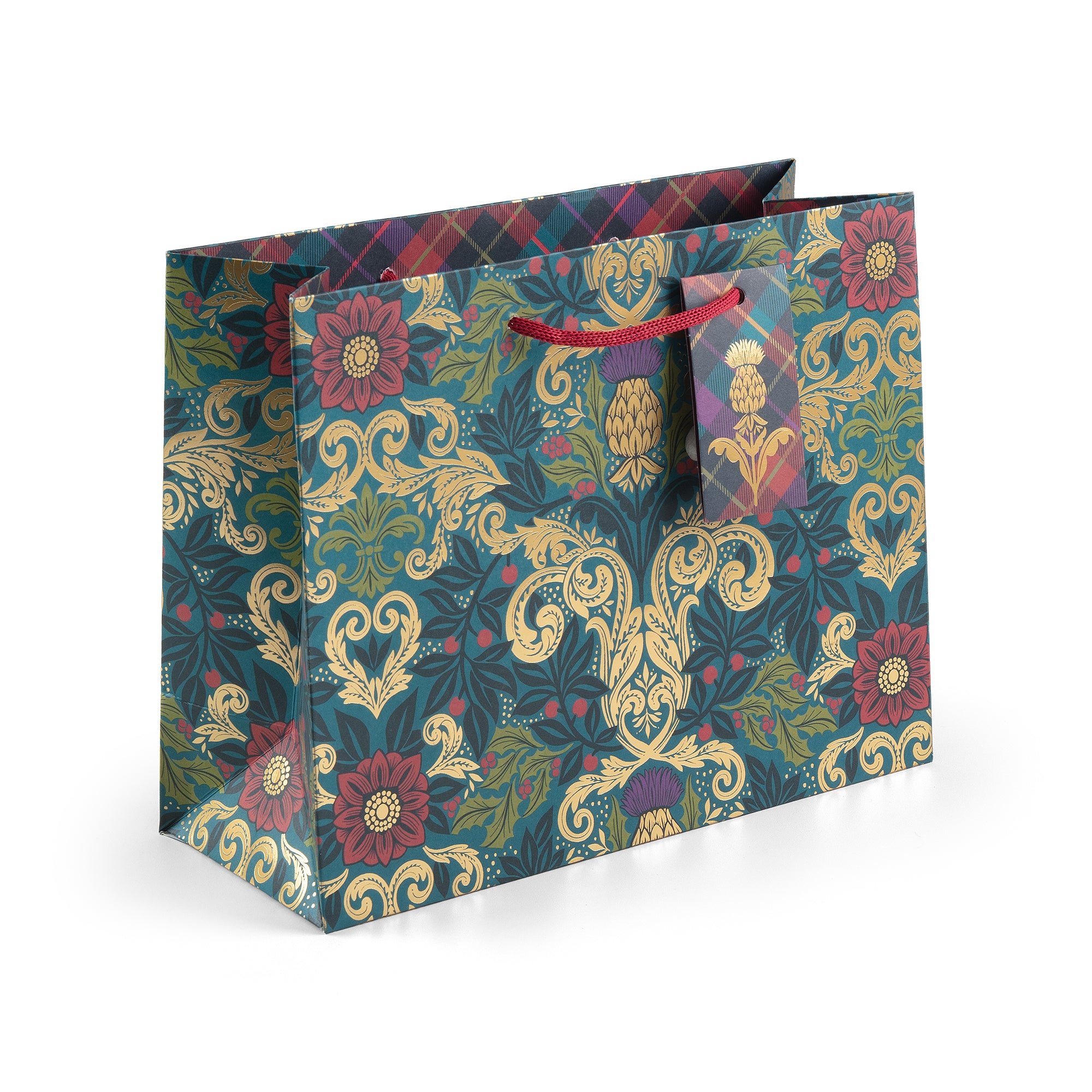 Highland, Medium Landscape Christmas Gift Bag