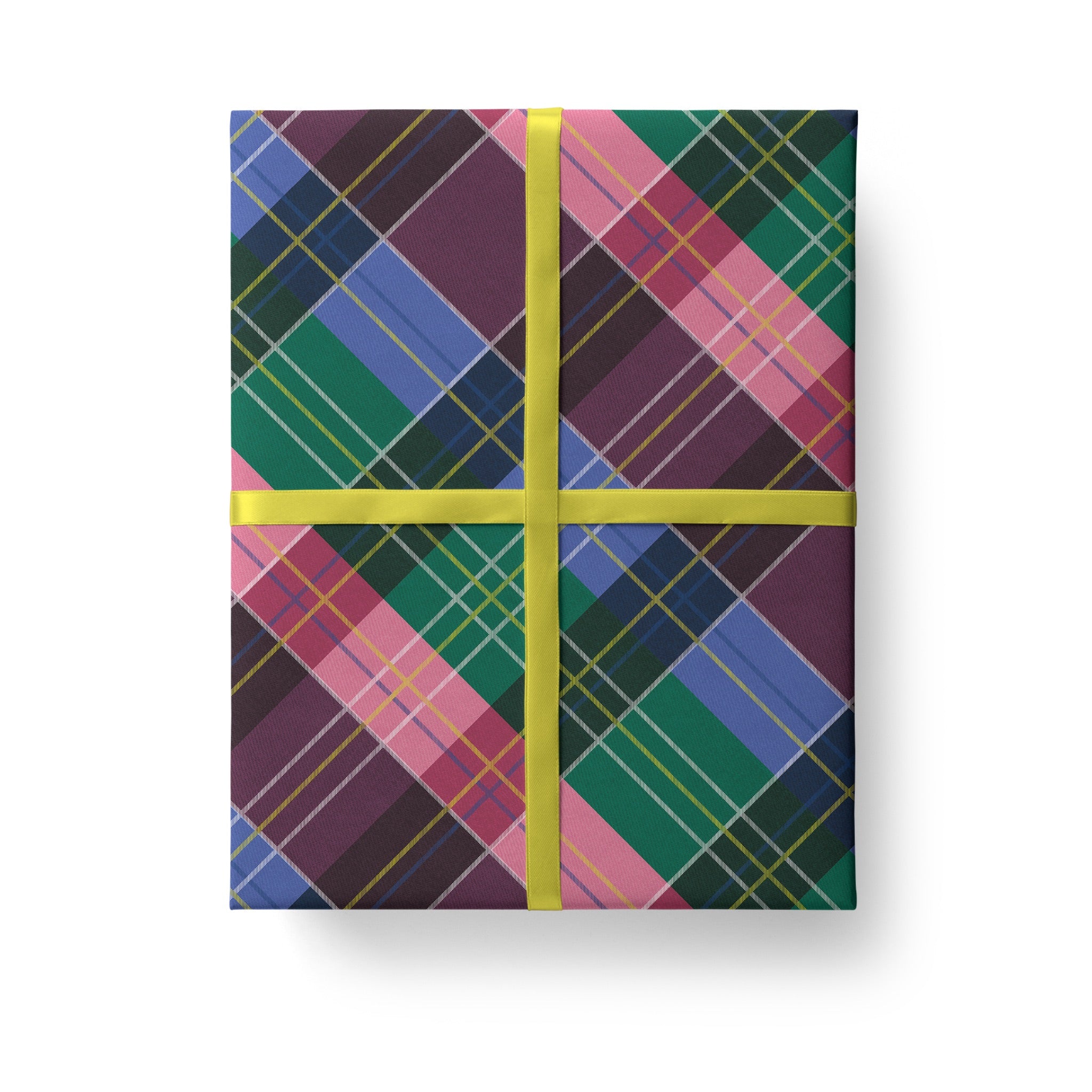 Tartan Pattern Gift Wrap
